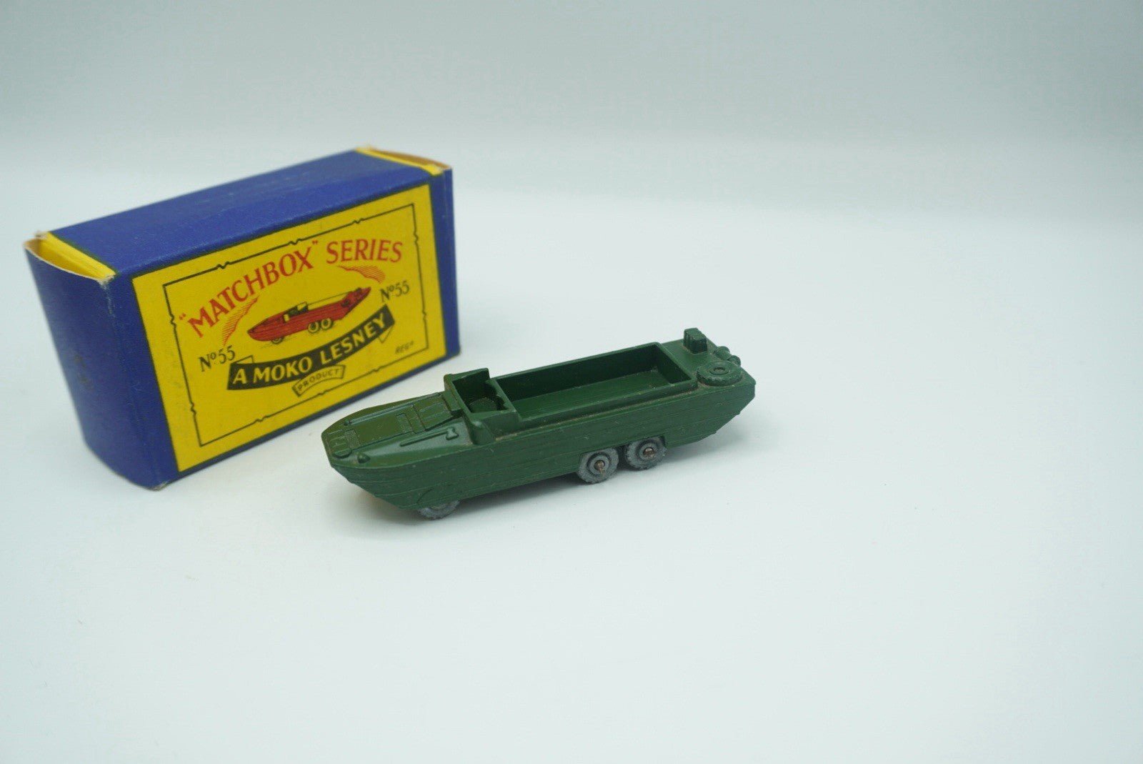 Matchbox Lesney 55a DUKW Amphibian Military MW - Magic Matchbox