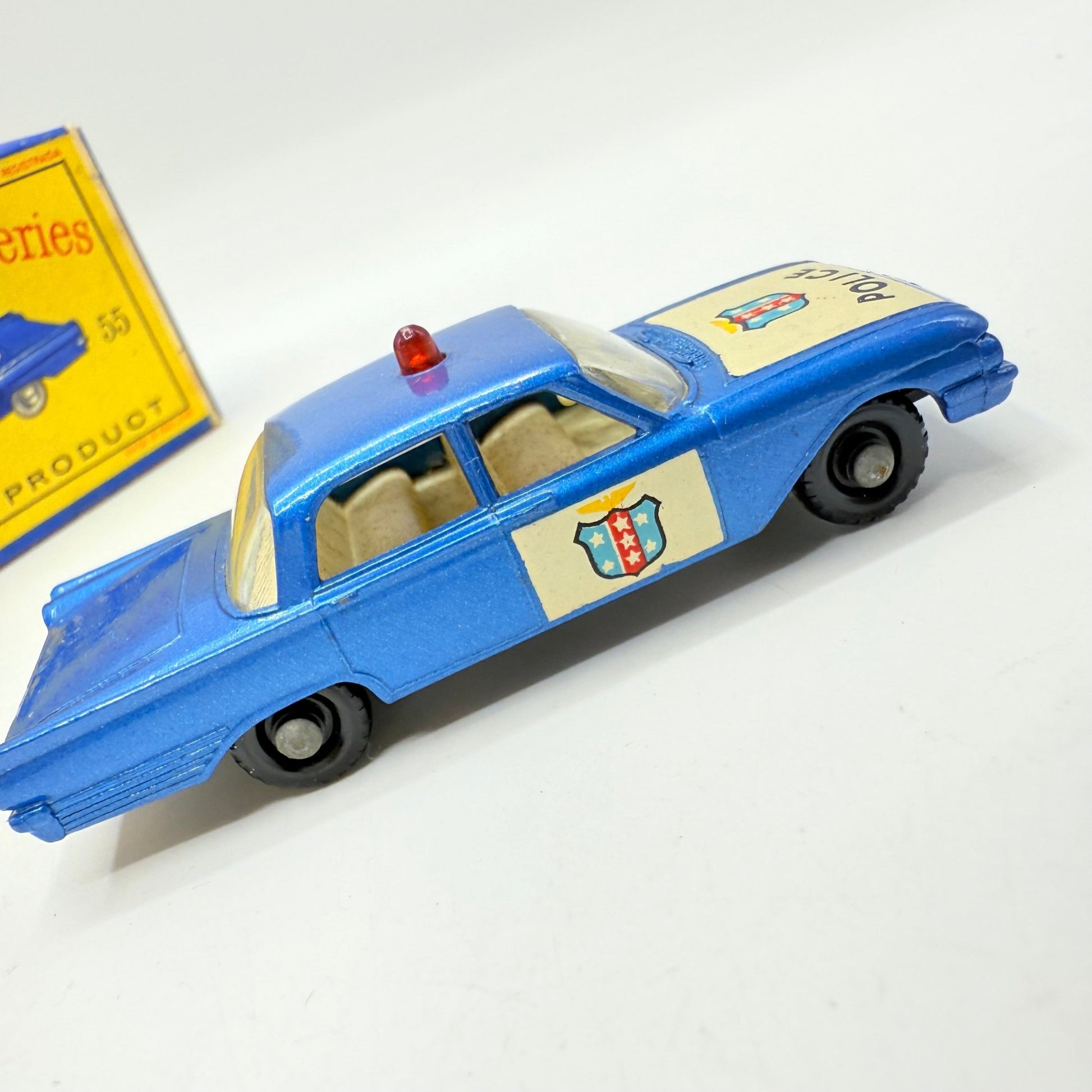 Matchbox Lesney 55b Ford Police Car - Magic Matchbox