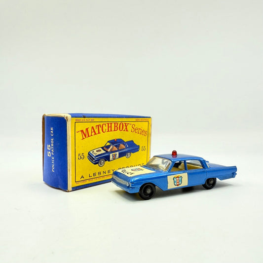 Matchbox Lesney 55b Ford Police Car - Magic Matchbox