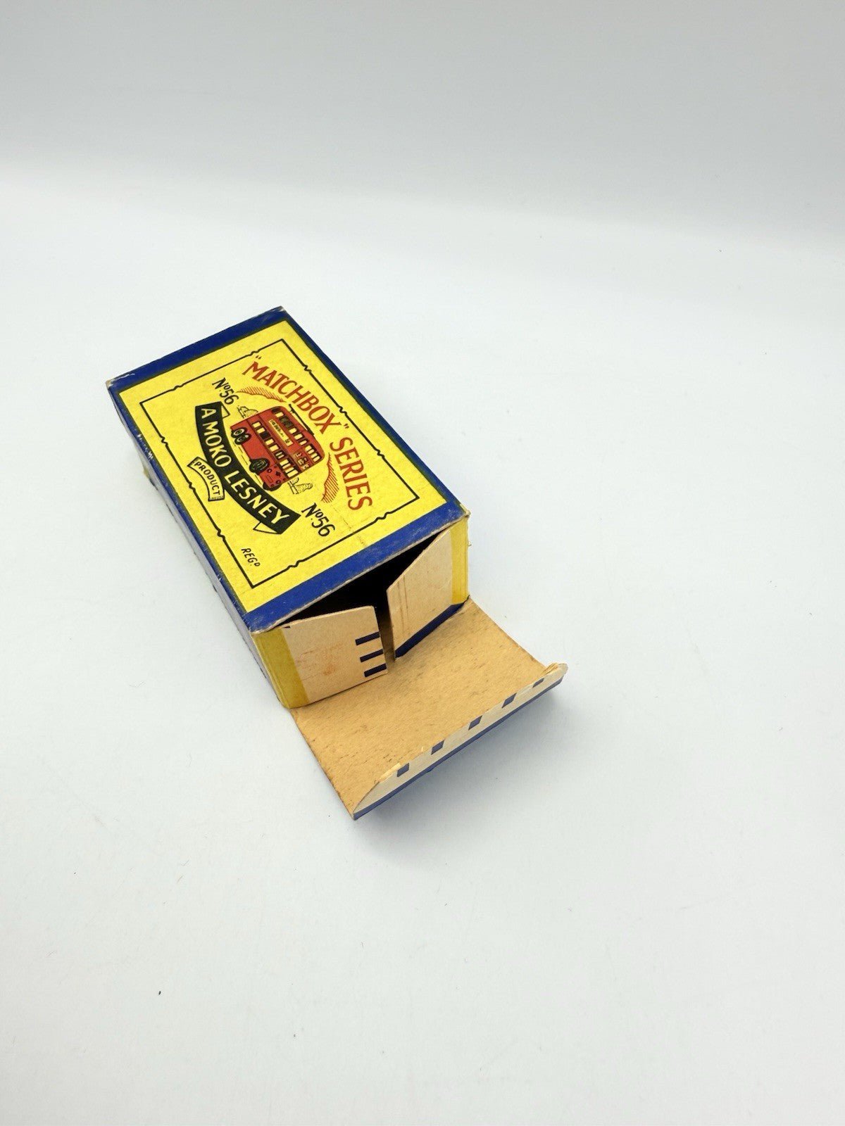 Matchbox Lesney 56a London Trolley Bus Peardrax Route 667 - Empty Box - Magic Matchbox