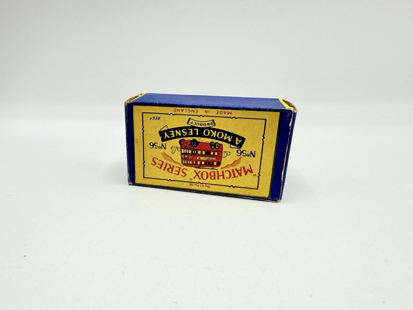 Matchbox Lesney 56a London Trolley Bus Peardrax Route 667 - Empty Box - Magic Matchbox
