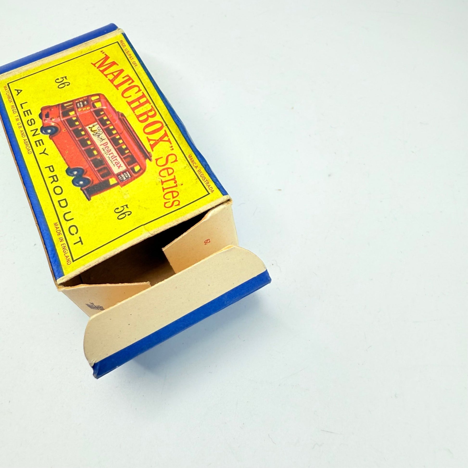 Matchbox Lesney 56a London Trolleybus "Drink Peardrax" BPW - Magic Matchbox