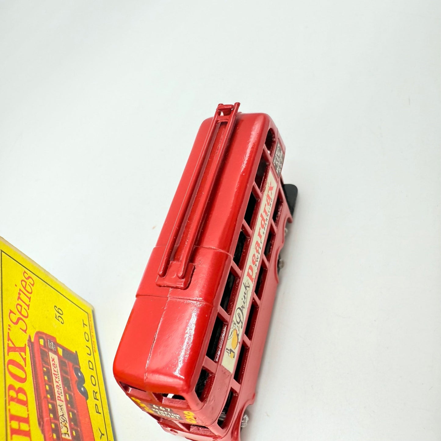 Matchbox Lesney 56a London Trolleybus "Drink Peardrax" BPW - Magic Matchbox