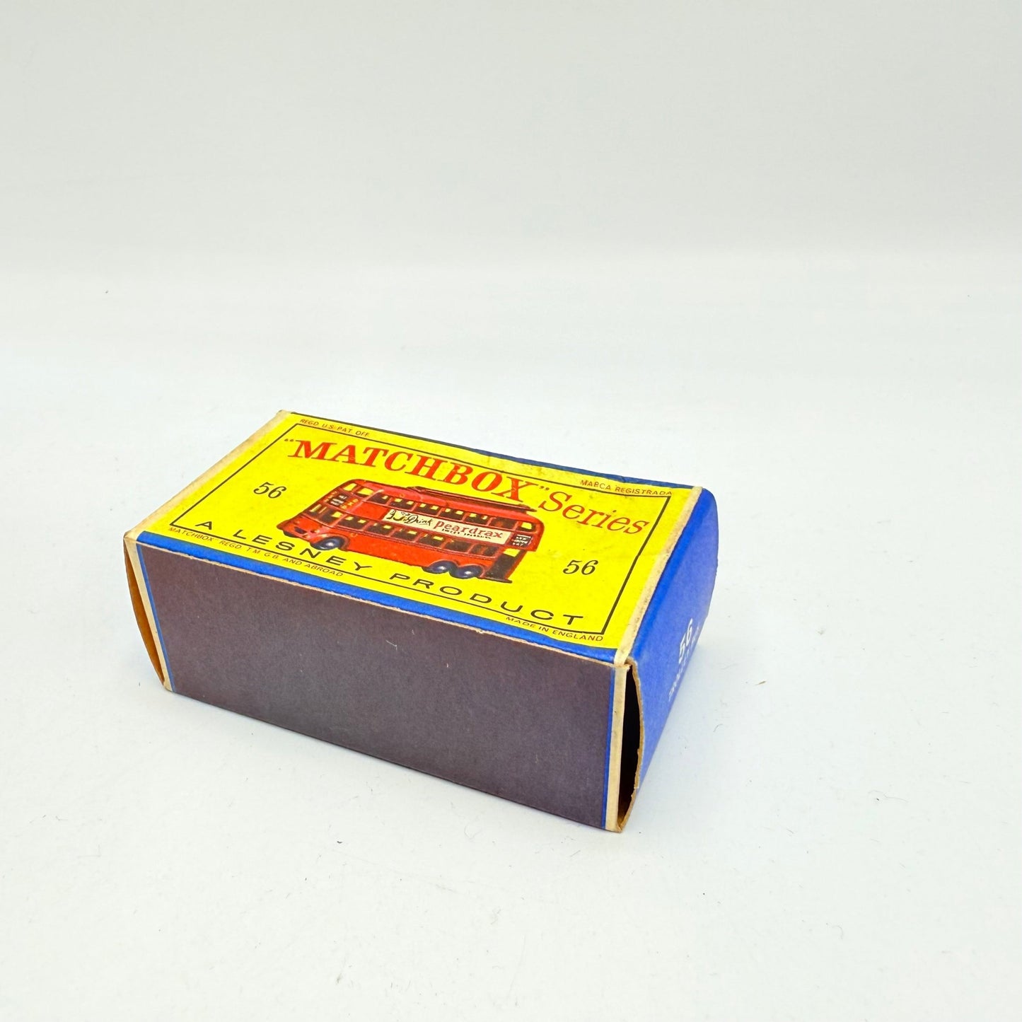 Matchbox Lesney 56a London Trolleybus "Drink Peardrax" BPW - Magic Matchbox