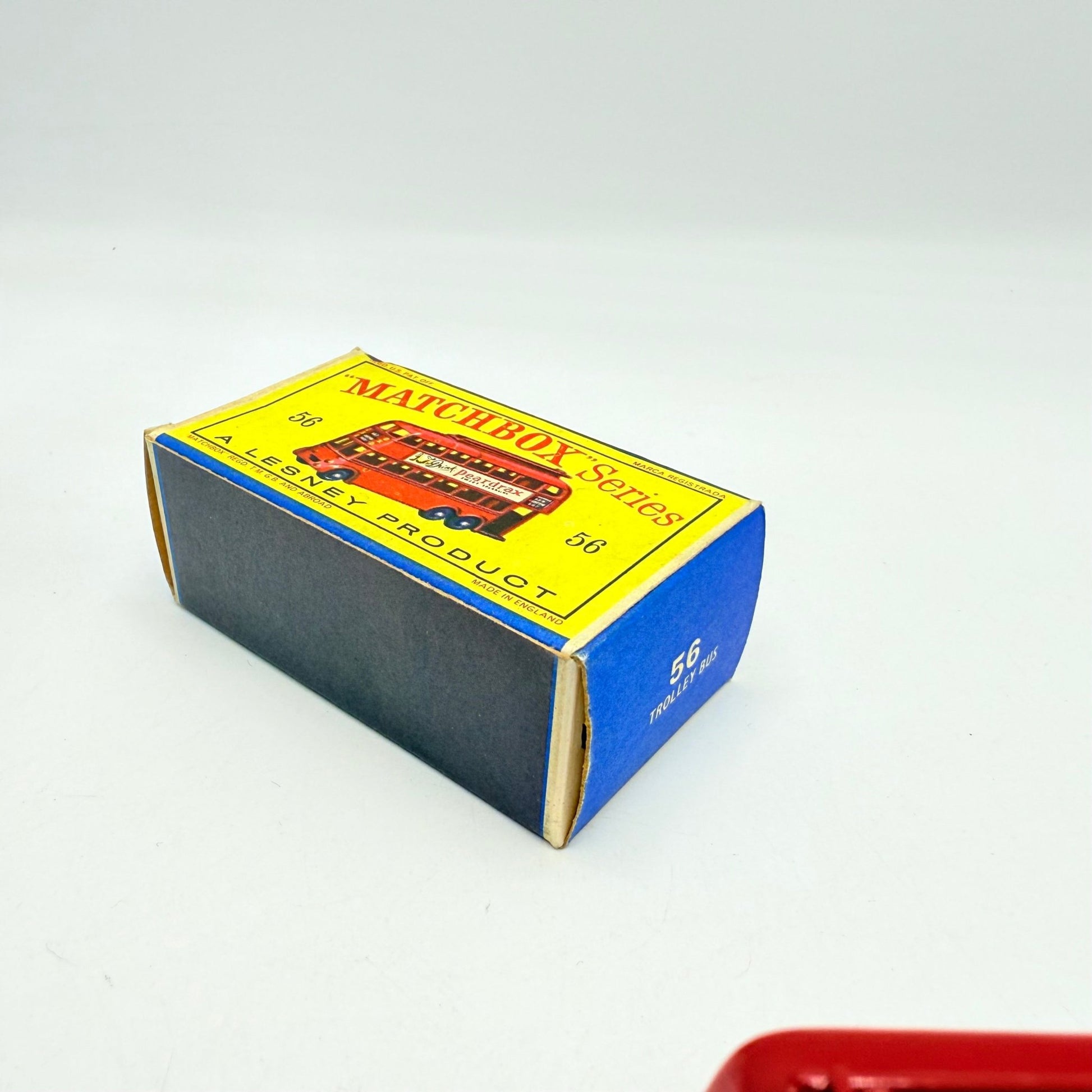 Matchbox Lesney 56a London Trolleybus "Drink Peardrax" BPW - Magic Matchbox