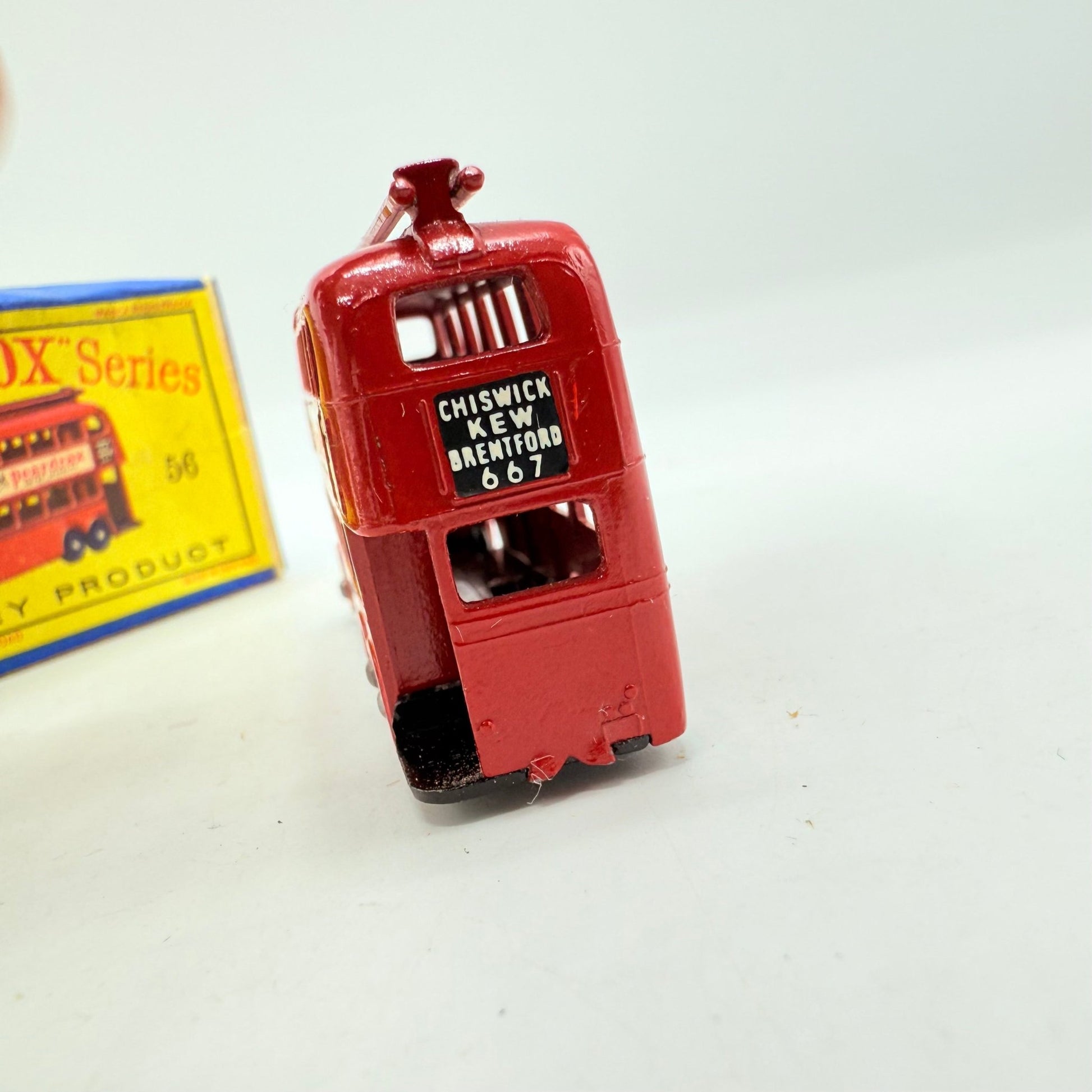 Matchbox Lesney 56a London Trolleybus "Drink Peardrax" BPW - Magic Matchbox