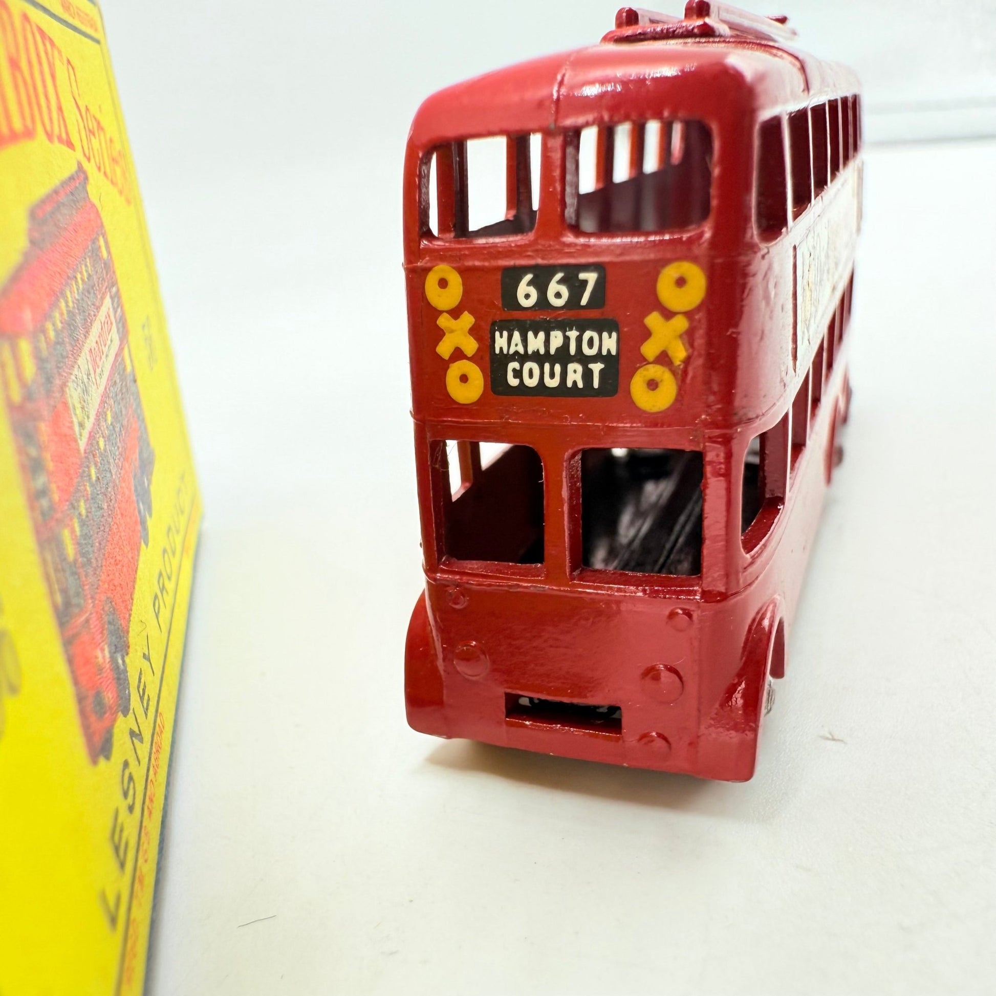 Matchbox Lesney 56a London Trolleybus "Drink Peardrax" BPW - Magic Matchbox