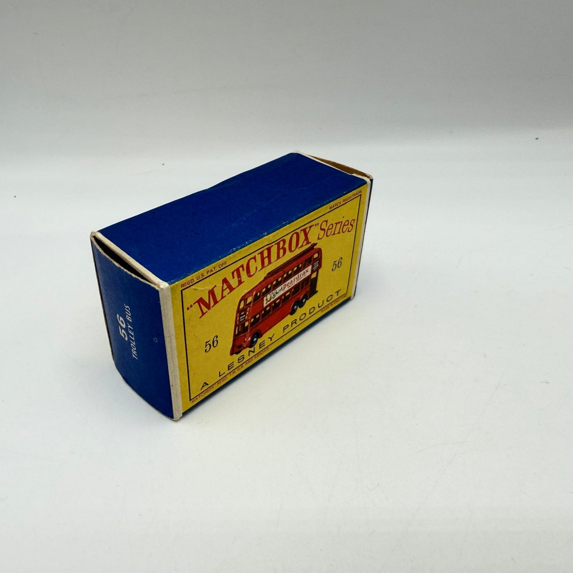 Matchbox Lesney 56a London Trolleybus RARE "BP VISCO - STATIC" DECALS - Magic Matchbox
