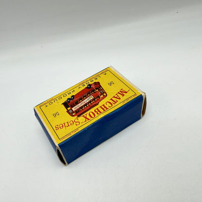 Matchbox Lesney 56a London Trolleybus RARE "BP VISCO - STATIC" DECALS - Magic Matchbox