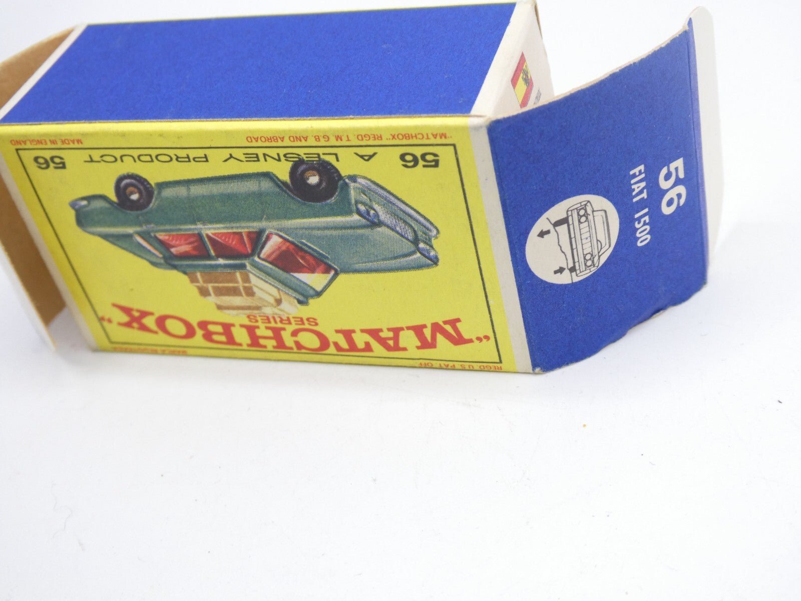 Matchbox Lesney 56b Fiat 1500 BPW - Magic Matchbox