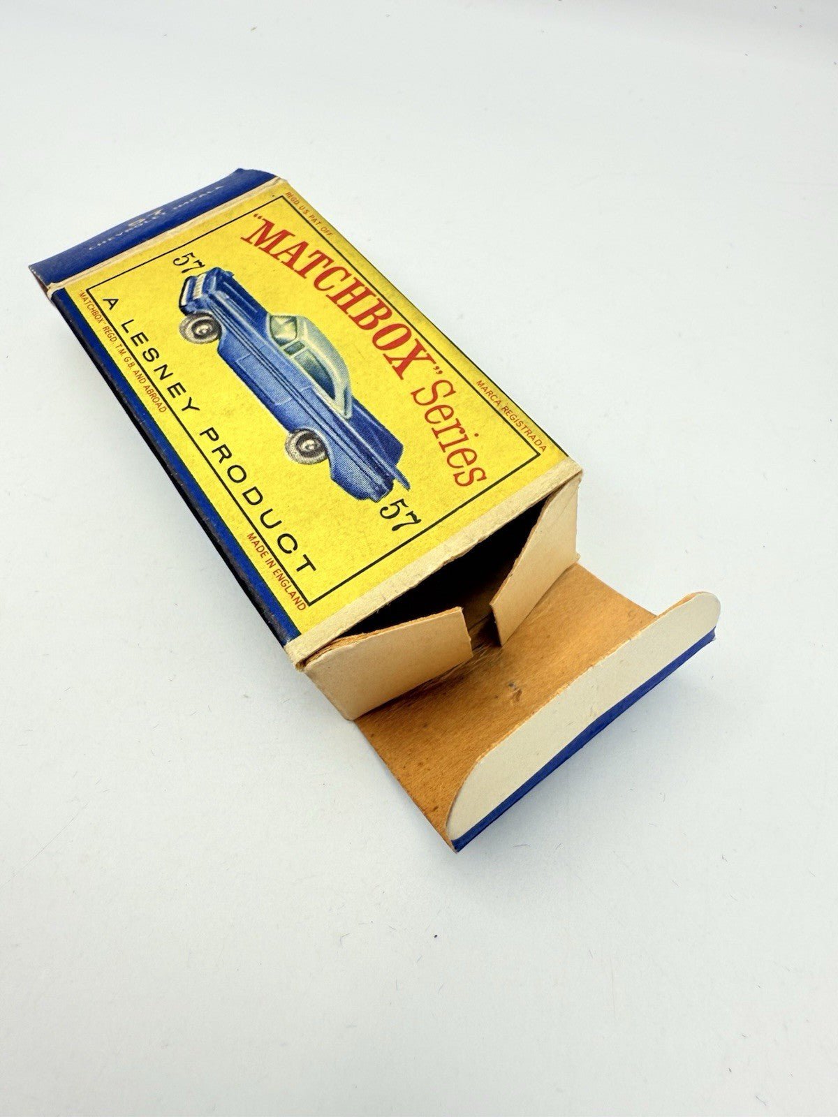 Matchbox Lesney 57b Chevrolet Impala SPW - Blue Base - Magic Matchbox