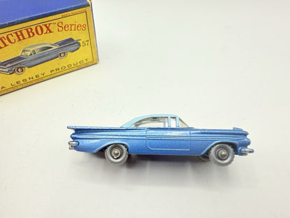 Matchbox Lesney 57b Chevrolet Impala SPW - Blue Base - Magic Matchbox