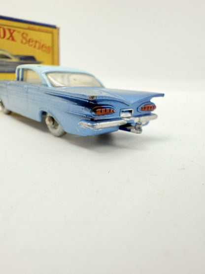 Matchbox Lesney 57b Chevrolet Impala SPW - Blue Base - Magic Matchbox