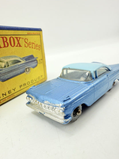 Matchbox Lesney 57b Chevrolet Impala SPW - Blue Base - Magic Matchbox