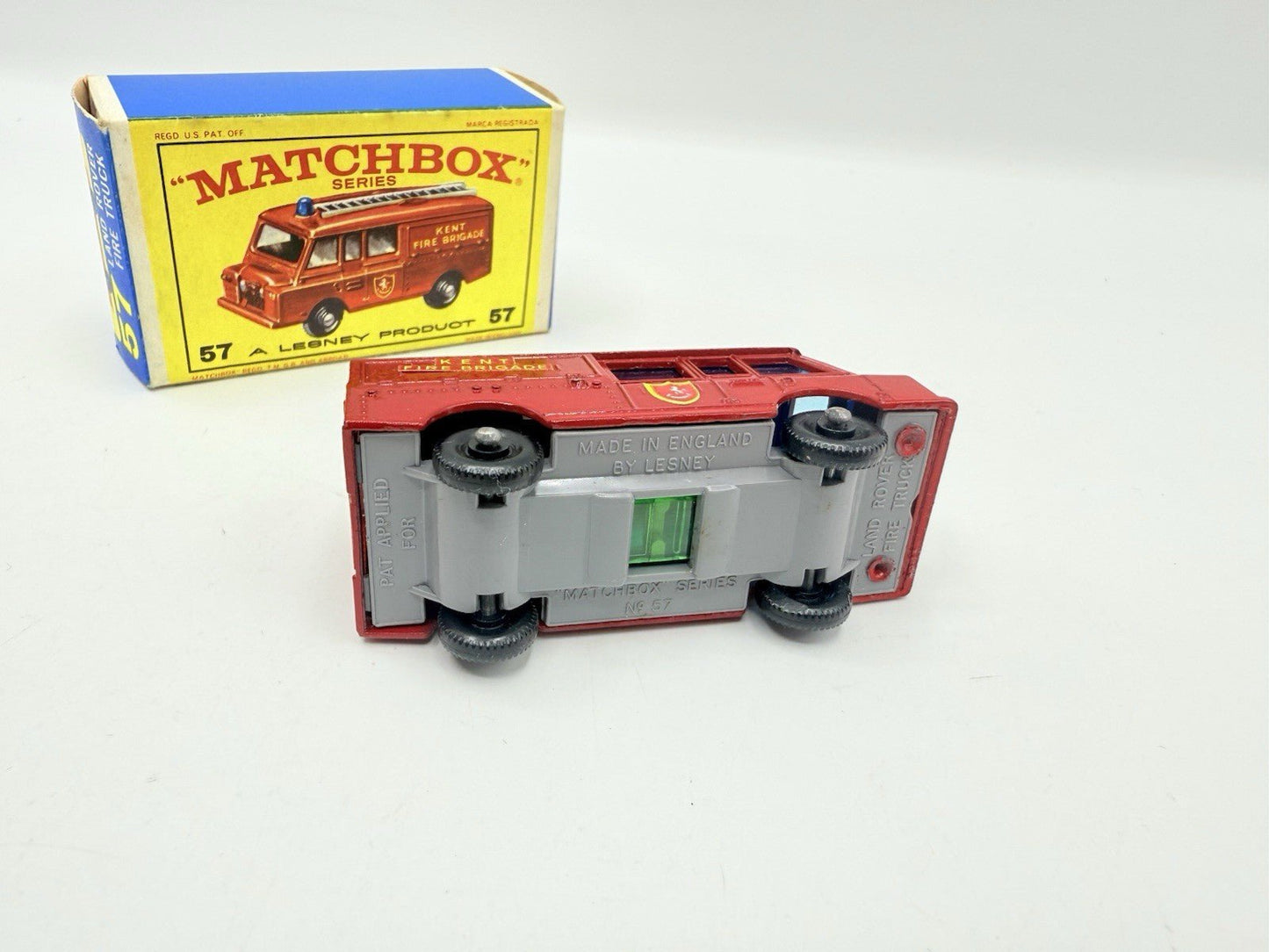 Matchbox Lesney 57c Land Rover Fire Truck - Magic Matchbox