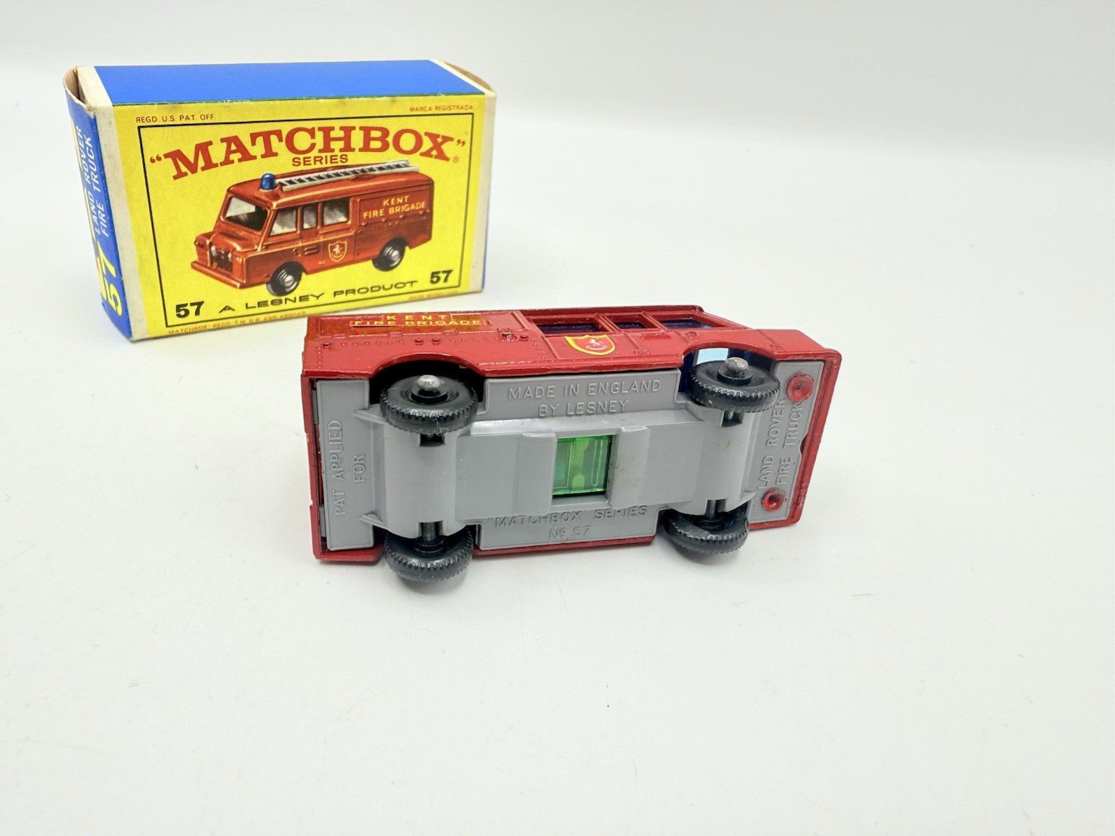 Matchbox Lesney 57c Land Rover Fire Truck - Magic Matchbox