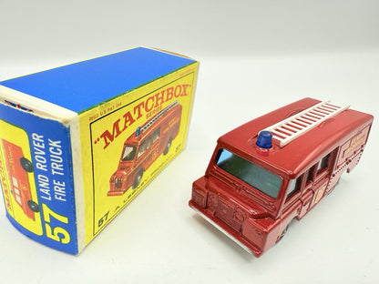 Matchbox Lesney 57c Land Rover Fire Truck - Magic Matchbox