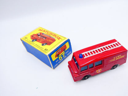 Matchbox Lesney 57c Land Rover Fire Truck BPW - Magic Matchbox