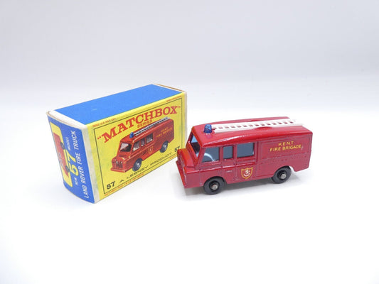 Matchbox Lesney 57c Land Rover Fire Truck BPW - Magic Matchbox