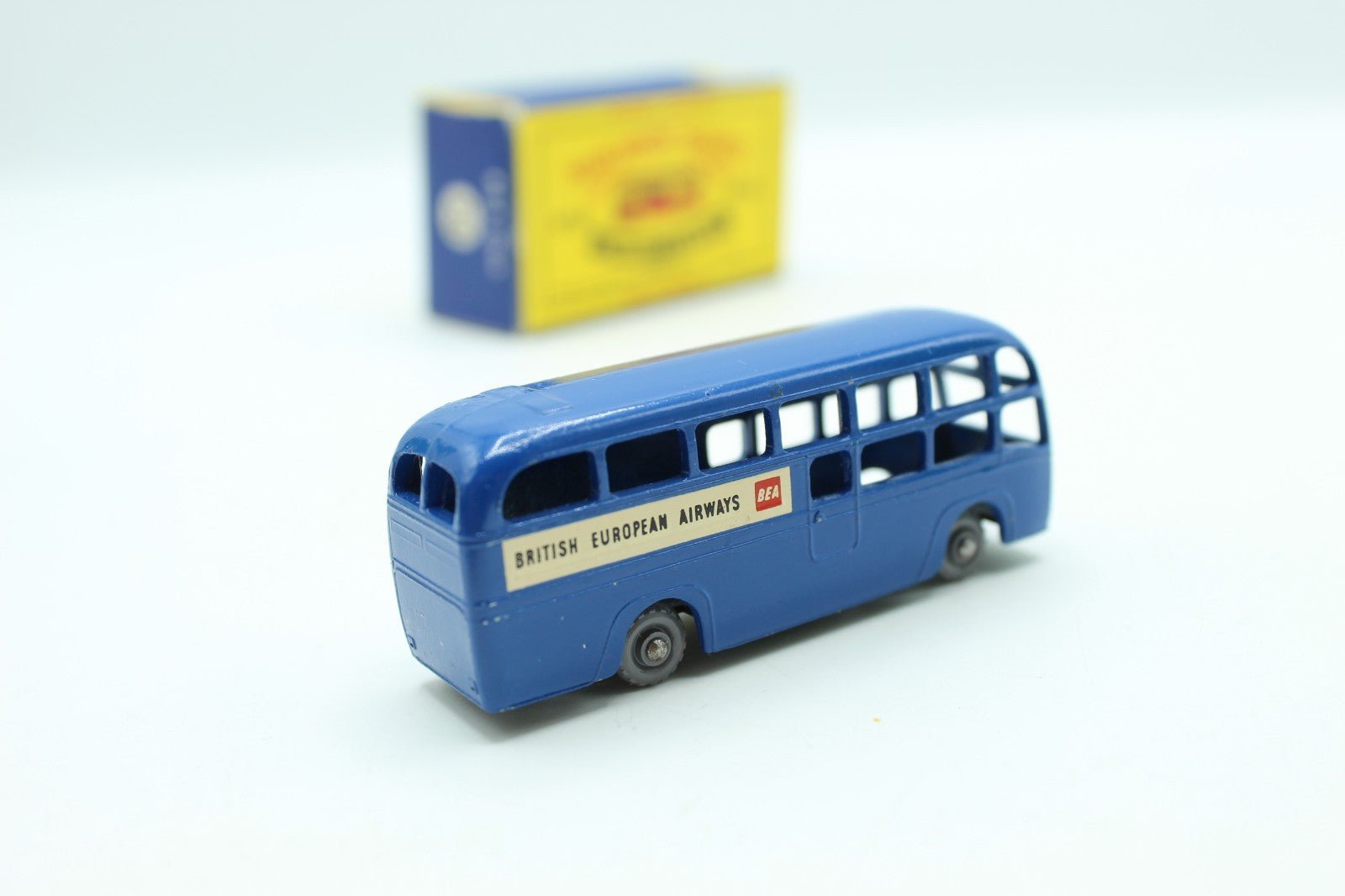 Matchbox Lesney 58a BEA Coach GPW Later Decals Original Box - Magic Matchbox