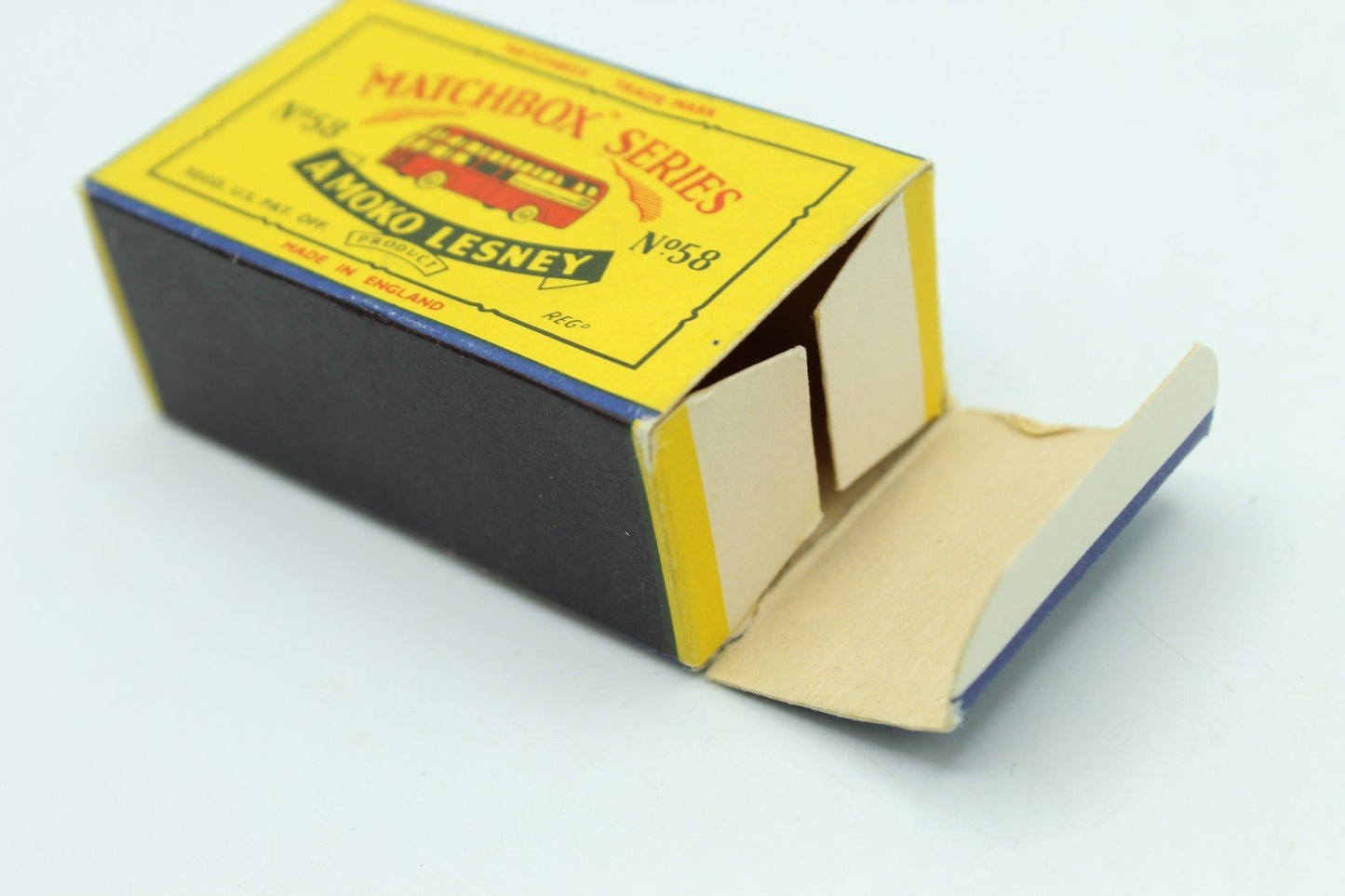 Matchbox Lesney 58a BEA Coach GPW Later Decals Original Box - Magic Matchbox