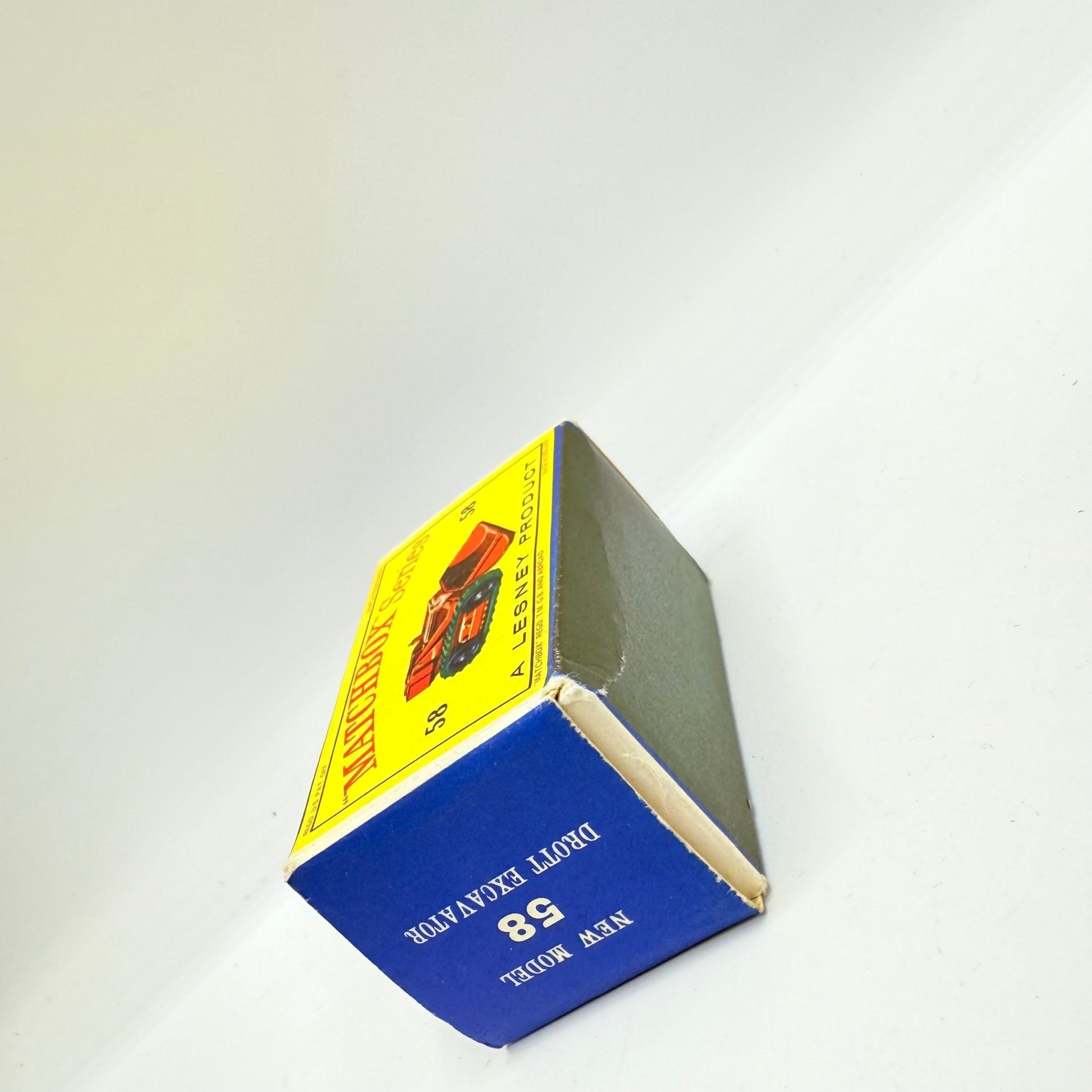 Matchbox Lesney 58b Drott Excavator Black Rollers - Magic Matchbox