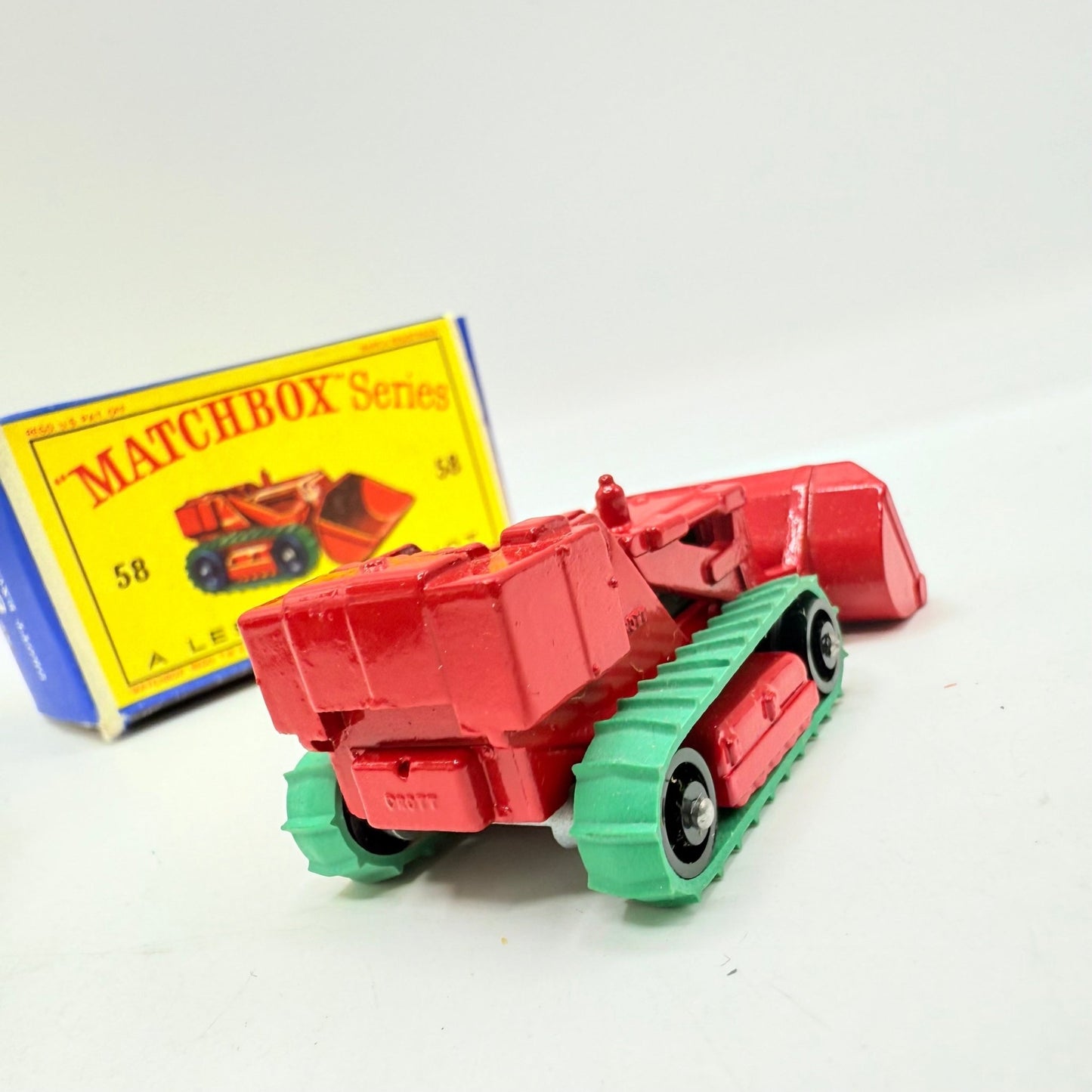 Matchbox Lesney 58b Drott Excavator Black Rollers - Magic Matchbox