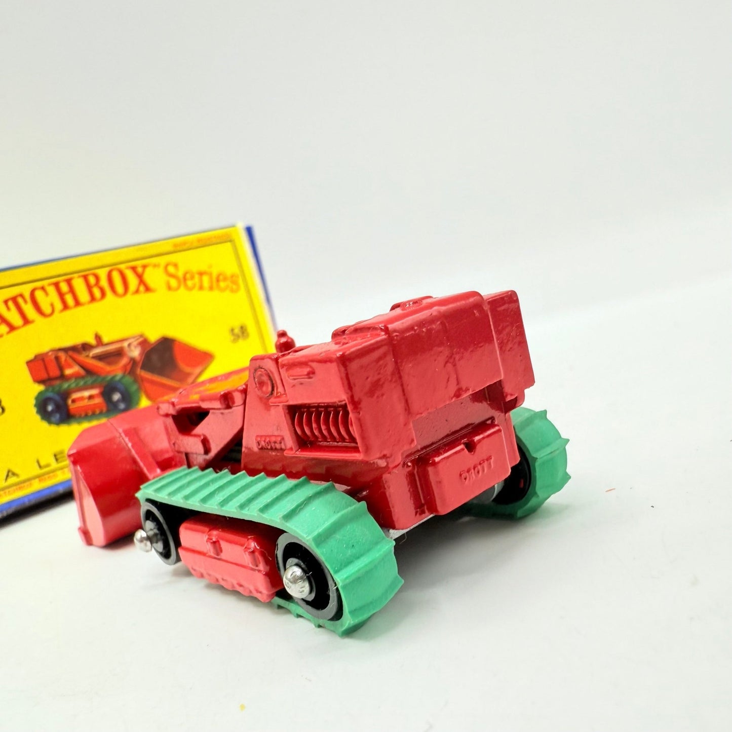 Matchbox Lesney 58b Drott Excavator Black Rollers - Magic Matchbox