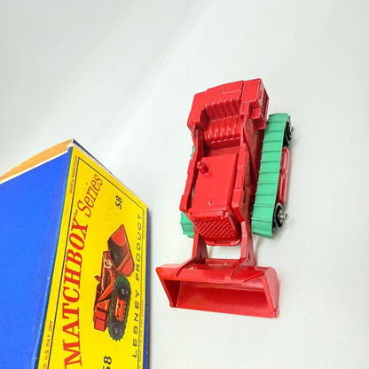 Matchbox Lesney 58b Drott Excavator Black Rollers - Magic Matchbox