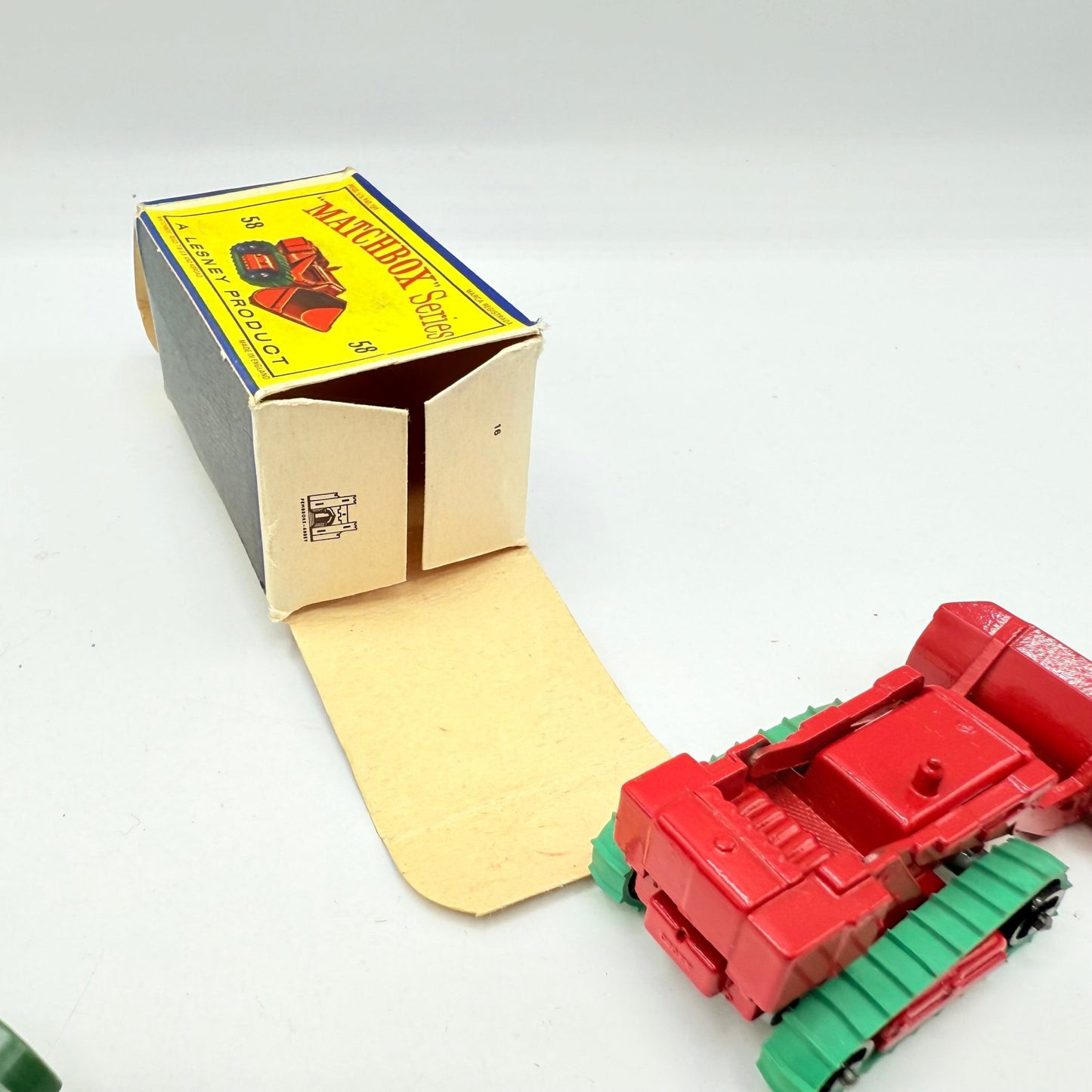 Matchbox Lesney 58b Drott Excavator Black Rollers - Magic Matchbox