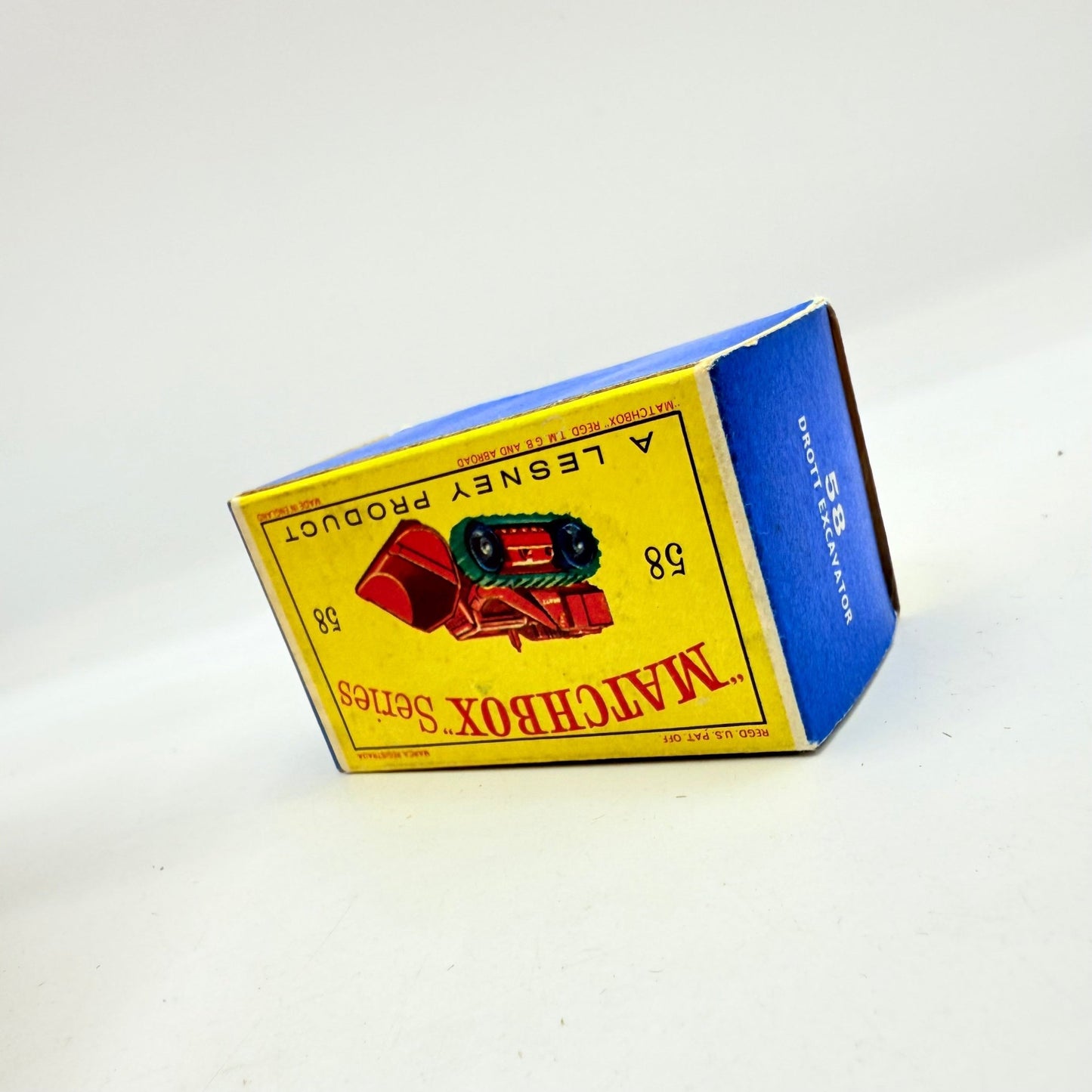 Matchbox Lesney 58b Drott Excavator Empty Box - Magic Matchbox