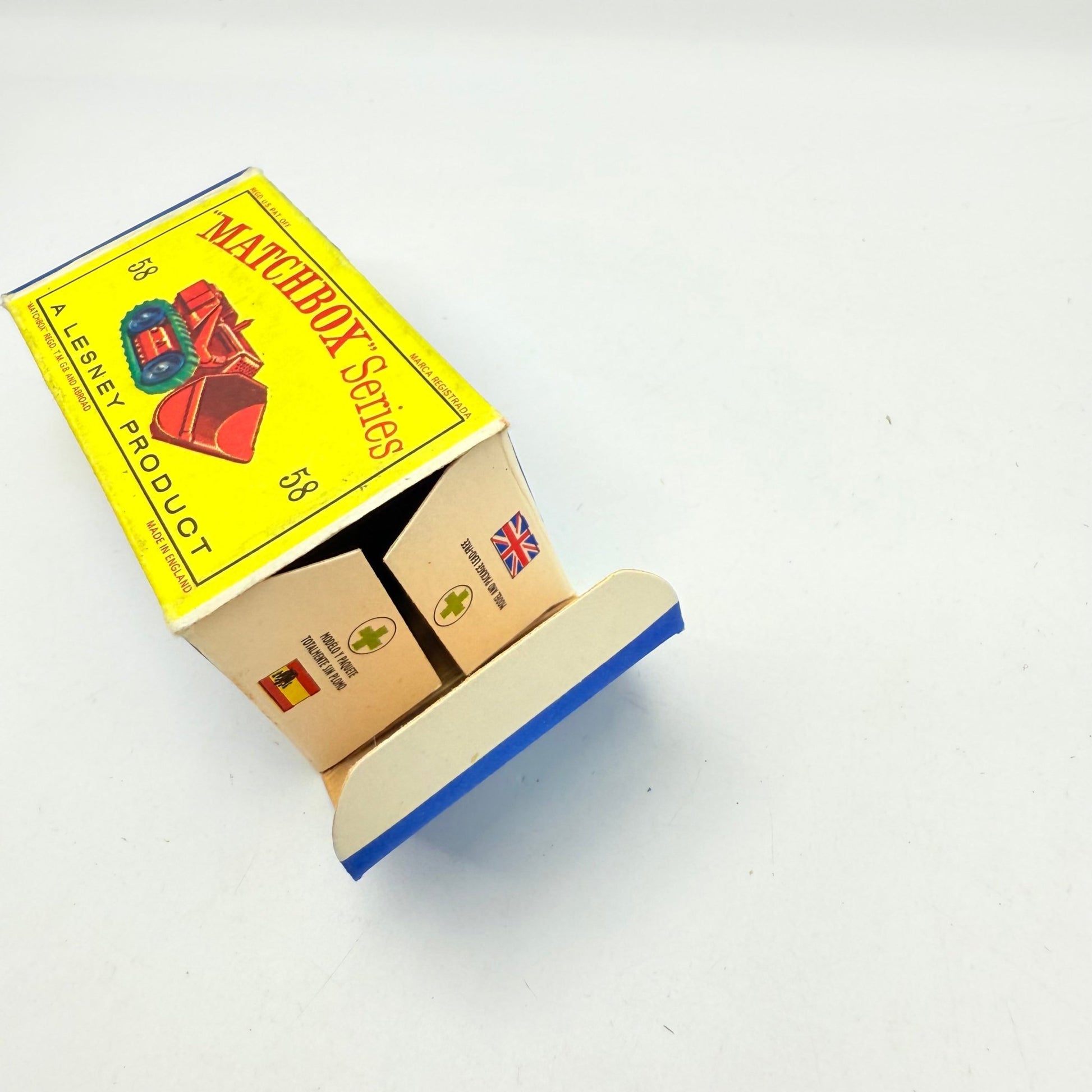 Matchbox Lesney 58b Drott Excavator Empty Box - Magic Matchbox