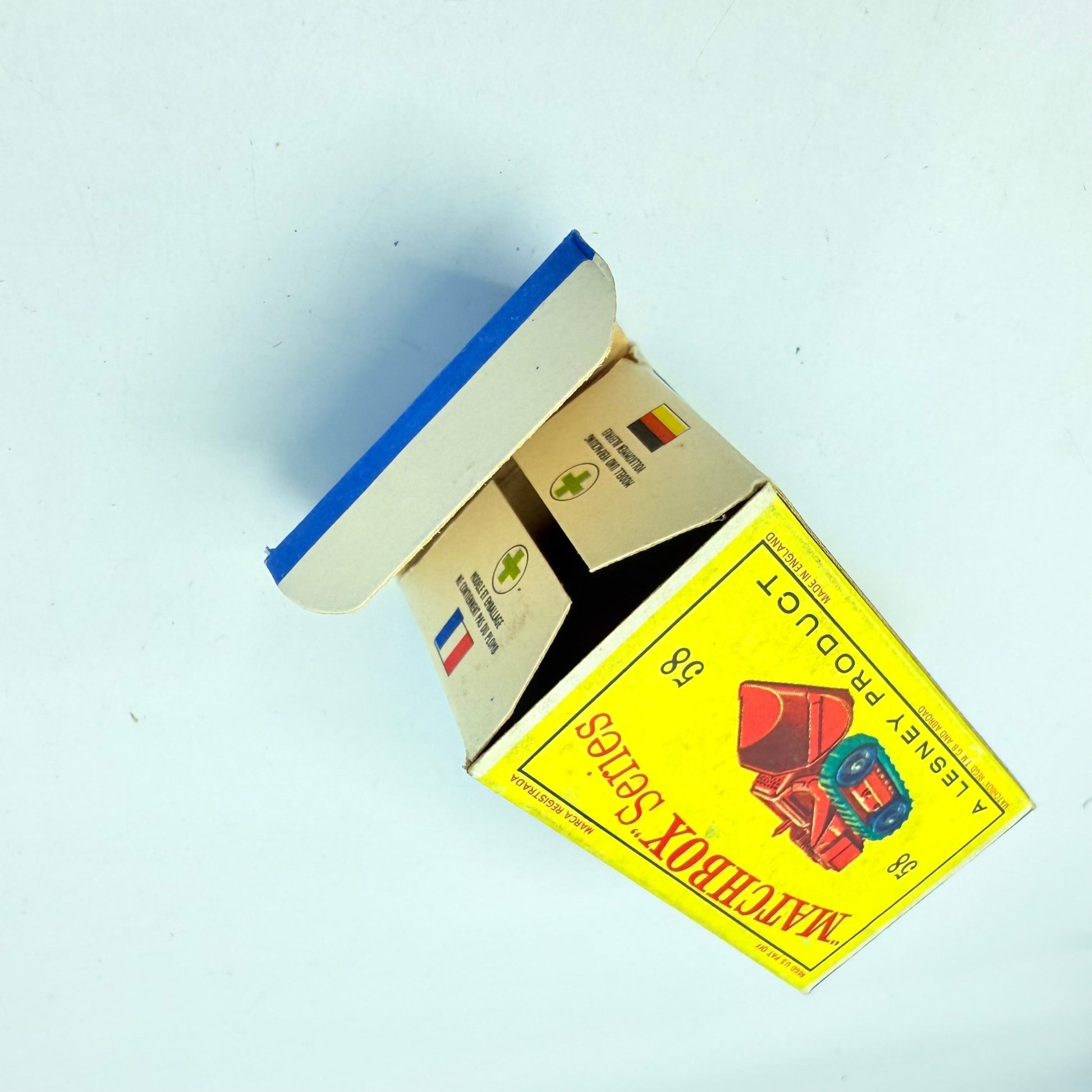 Matchbox Lesney 58b Drott Excavator Empty Box - Magic Matchbox