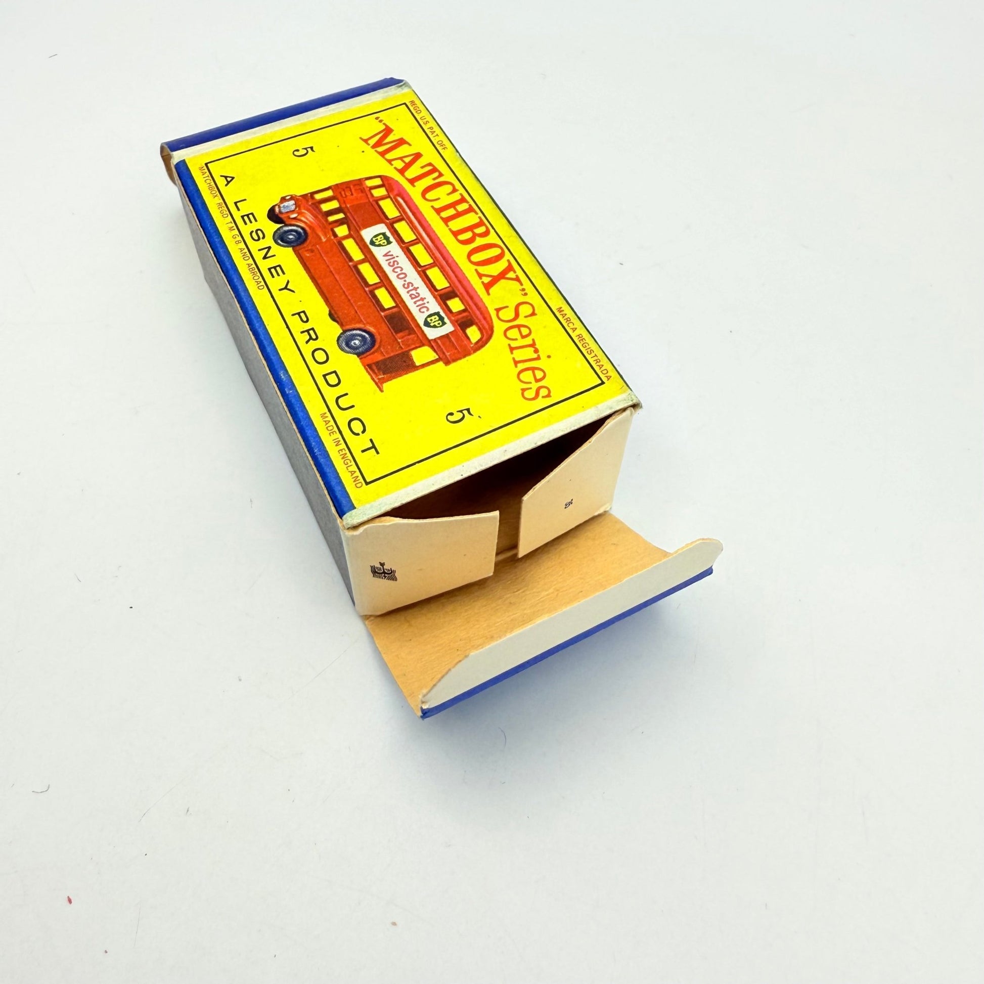 Matchbox Lesney 5c Routemaster London Bus GPW D - Box - Magic Matchbox