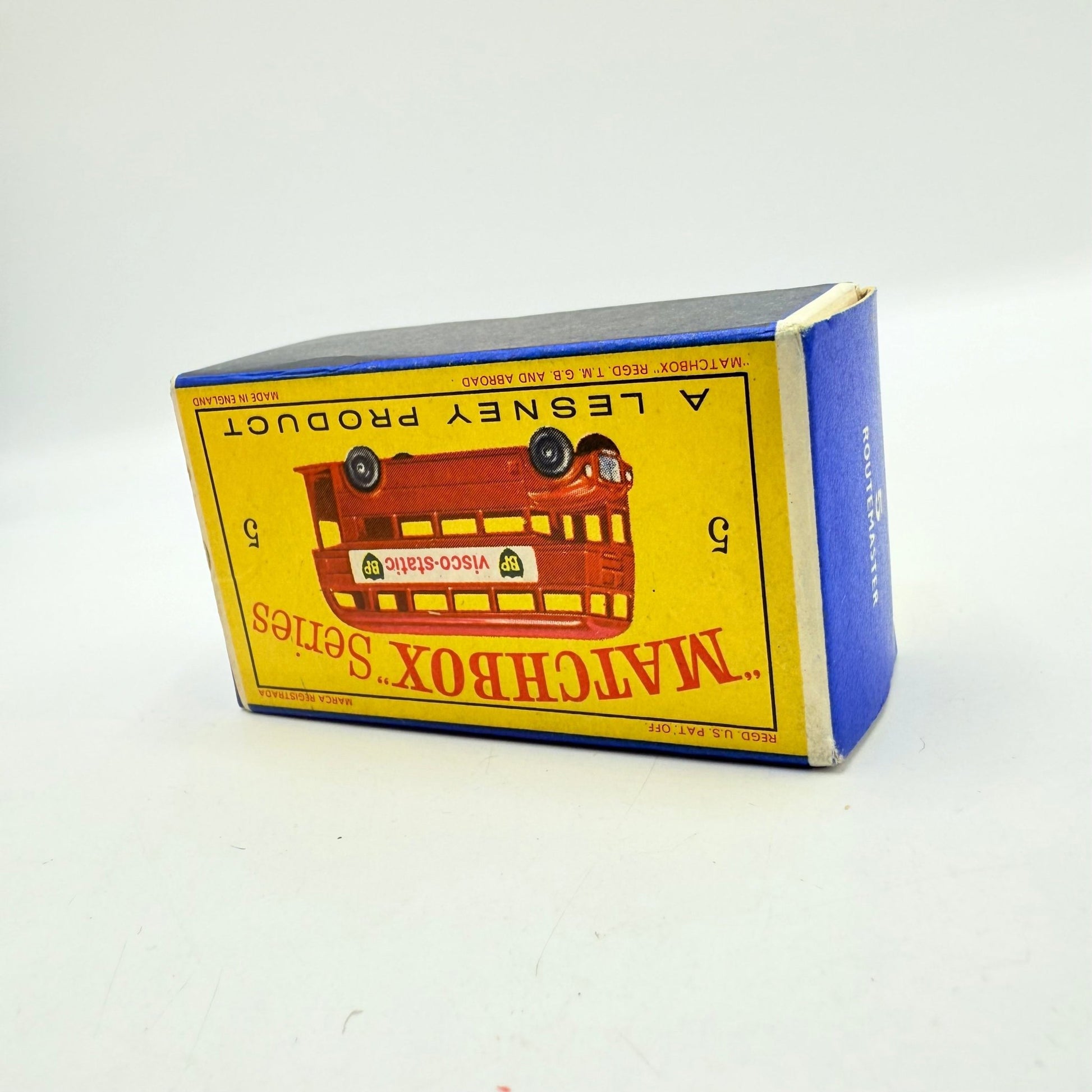 Matchbox Lesney 5c Routemaster London Bus GPW D - Box - Magic Matchbox