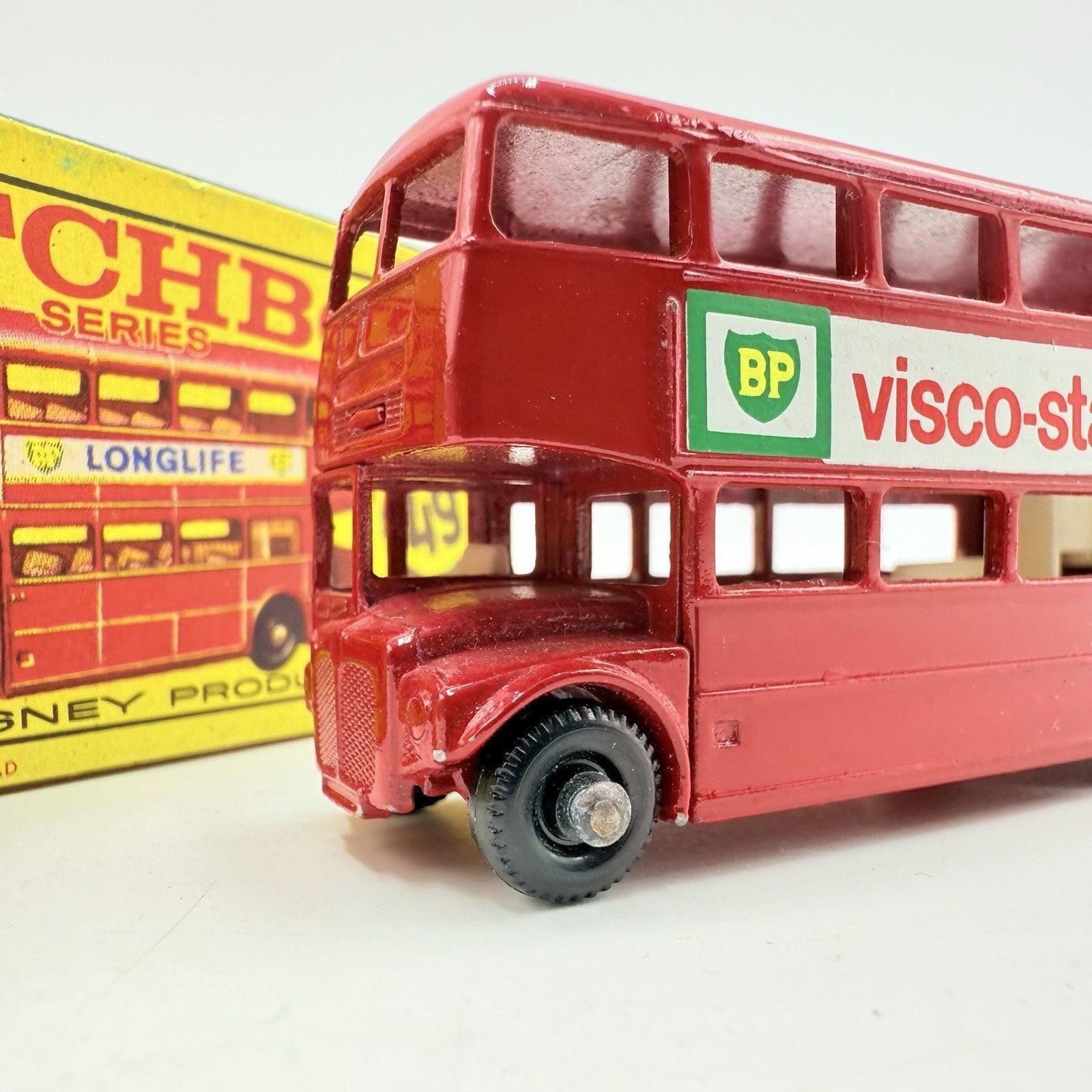 Matchbox Lesney 5d Routemaster Bus BPW Visco Static - Magic Matchbox
