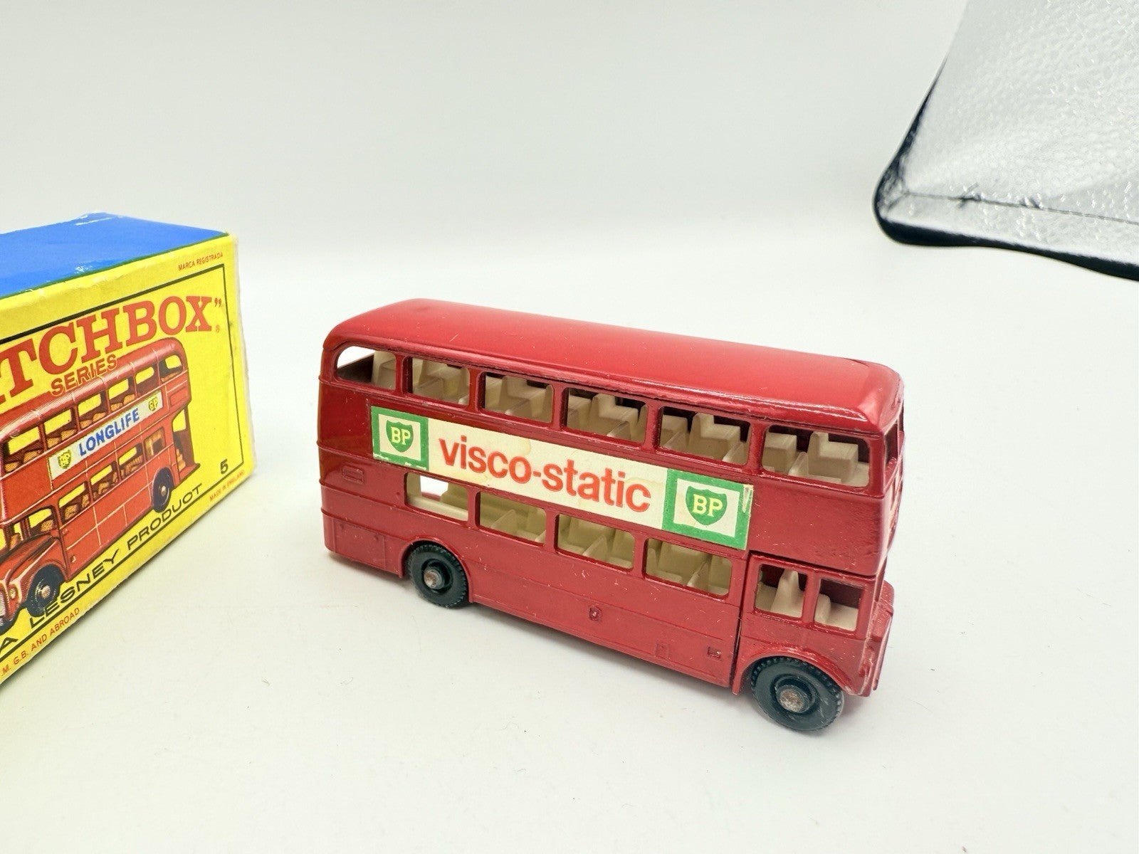 Matchbox Lesney 5d Routemaster Bus BPW Visco Static - Magic Matchbox