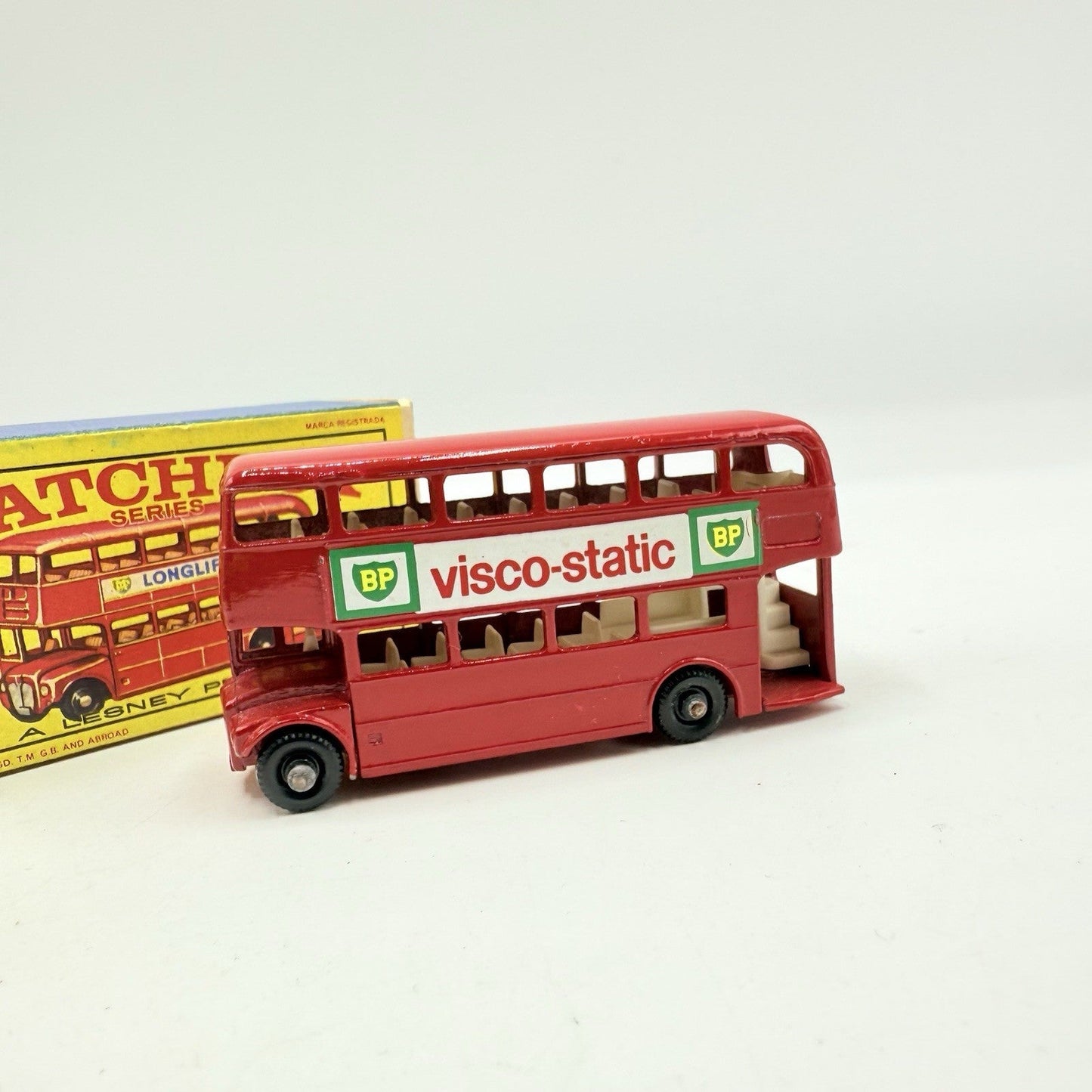 Matchbox Lesney 5d Routemaster Bus BPW Visco Static - Magic Matchbox