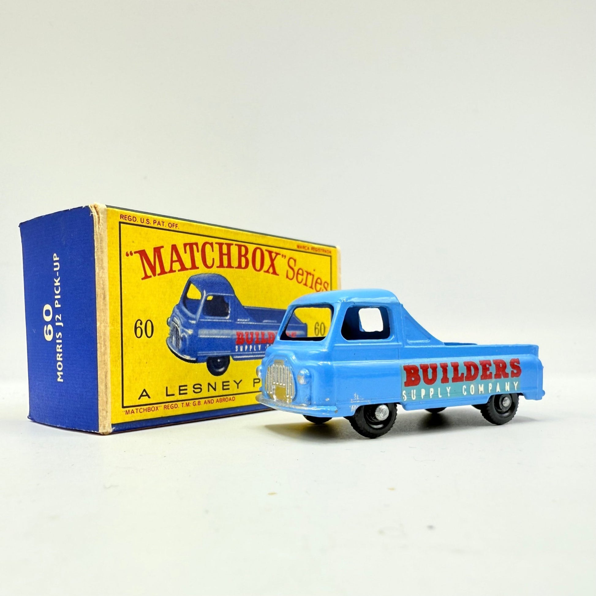 Matchbox Lesney 60a Morris J2 Pick - up BPW with rear window - Magic Matchbox