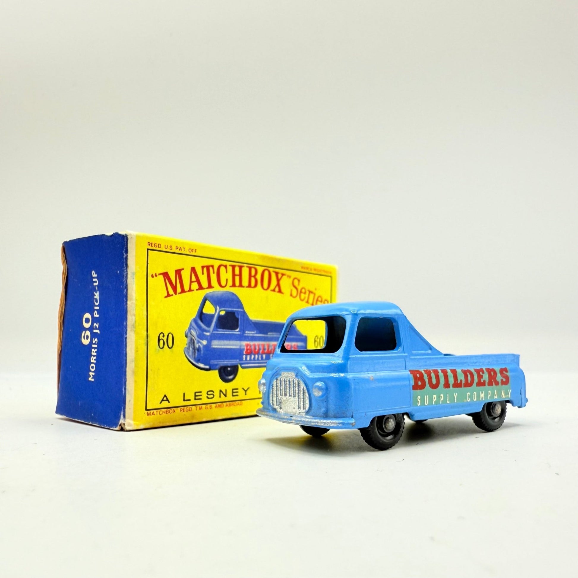 Matchbox Lesney 60a Morris J2 Pick - up BPW without rear window - Magic Matchbox