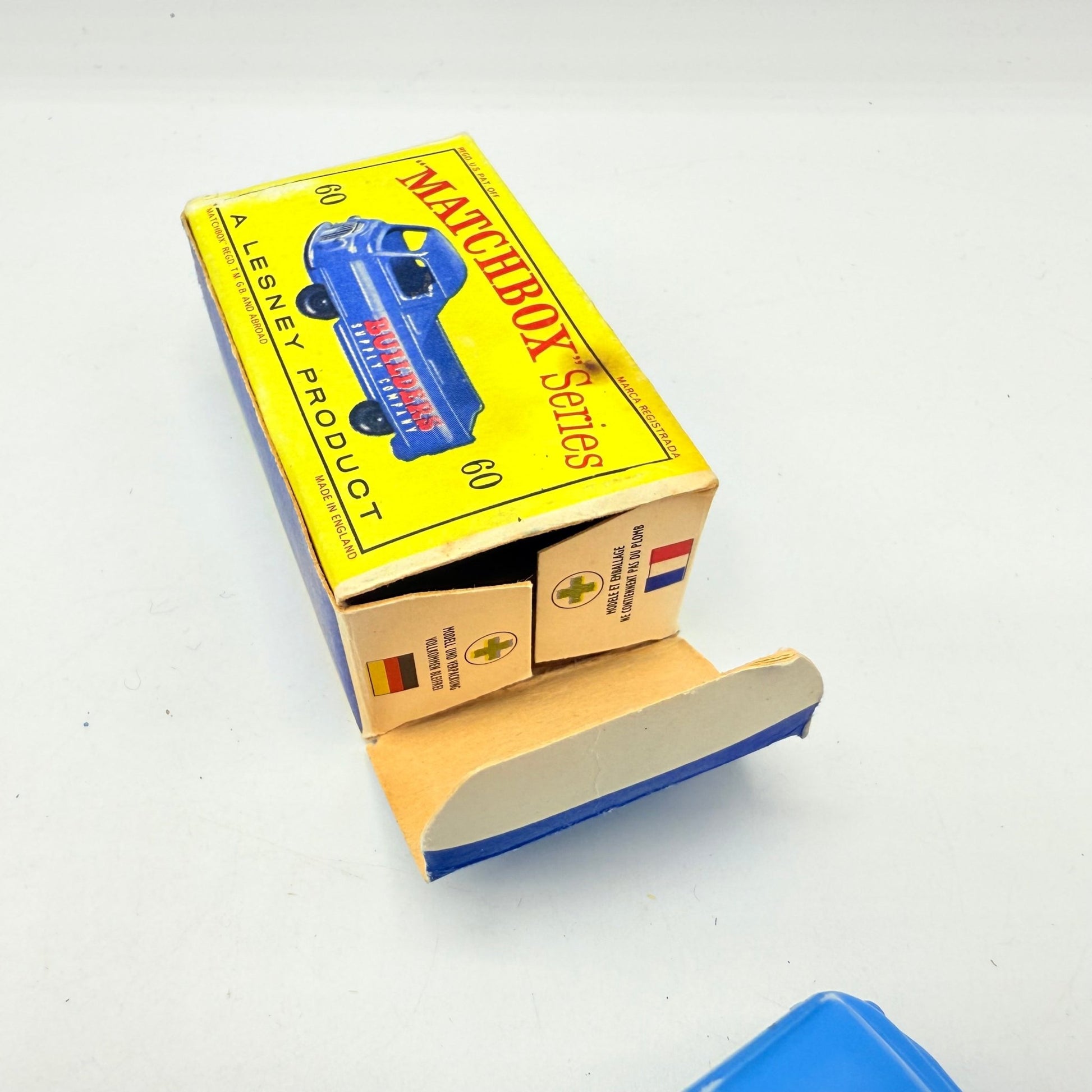 Matchbox Lesney 60a Morris J2 Pick - up BPW without rear window - Magic Matchbox