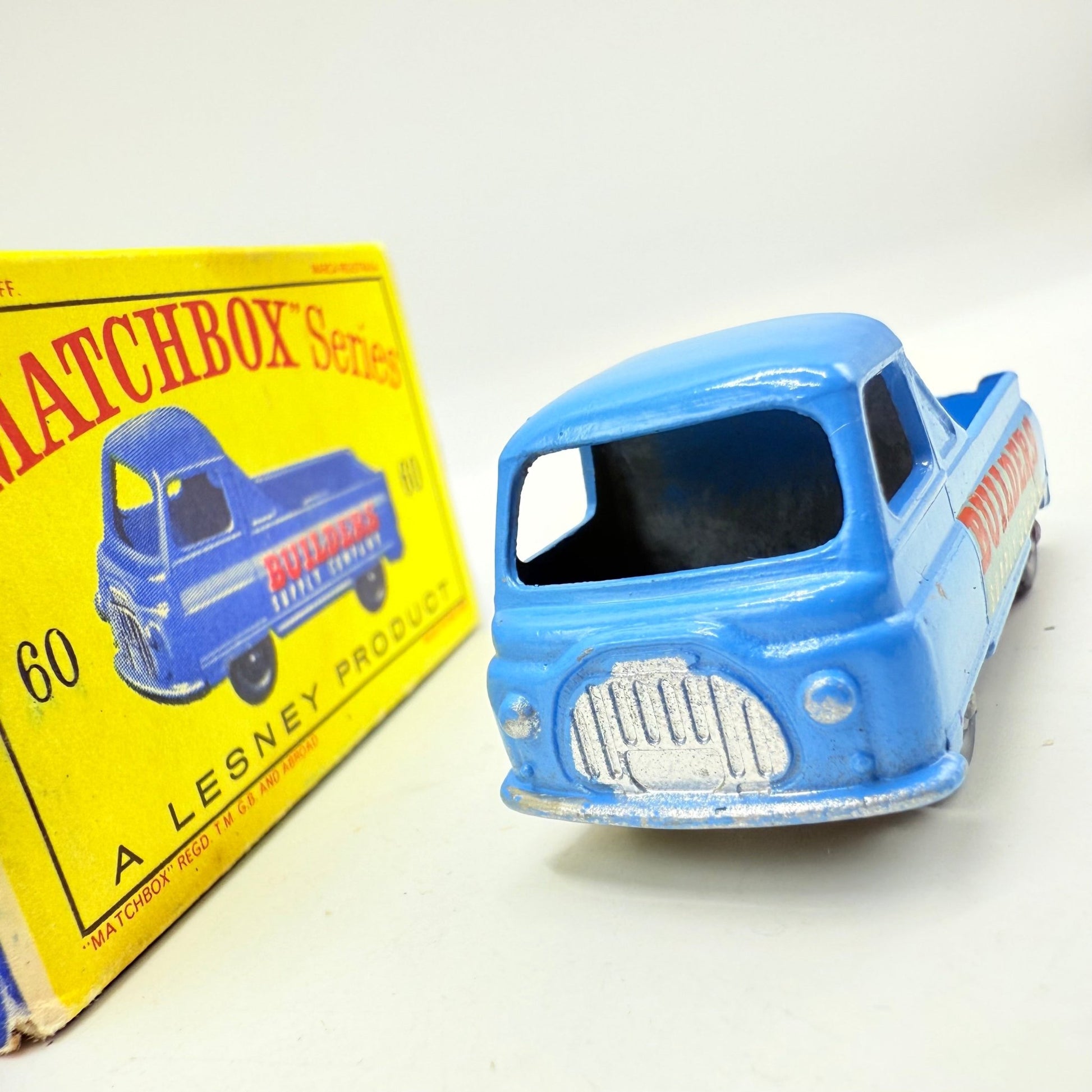 Matchbox Lesney 60a Morris J2 Pick - up BPW without rear window - Magic Matchbox