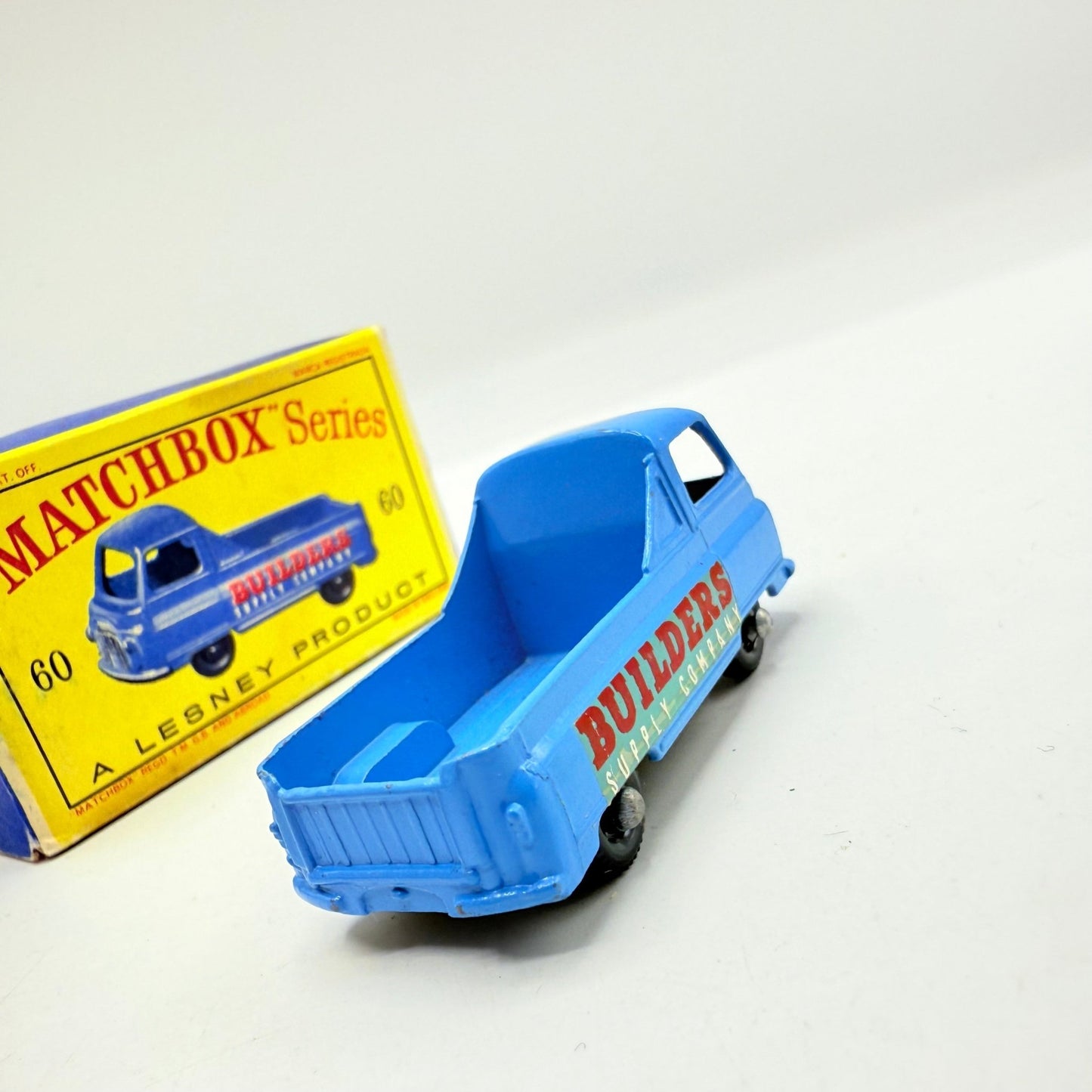 Matchbox Lesney 60a Morris J2 Pick - up BPW without rear window - Magic Matchbox