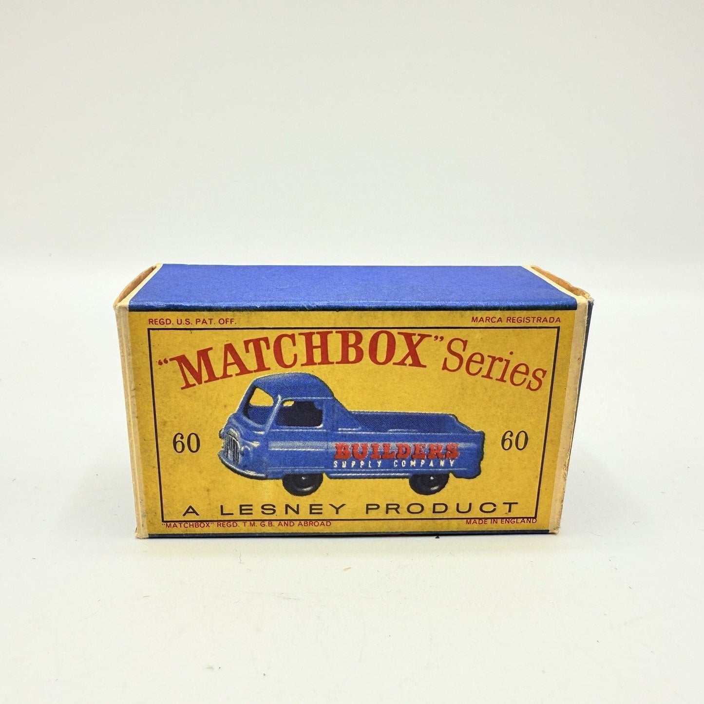 Matchbox Lesney 60a Morris J2 Pick - up Empty Original Box - Magic Matchbox