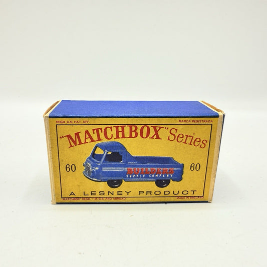 Matchbox Lesney 60a Morris J2 Pick - up Empty Original Box - Magic Matchbox