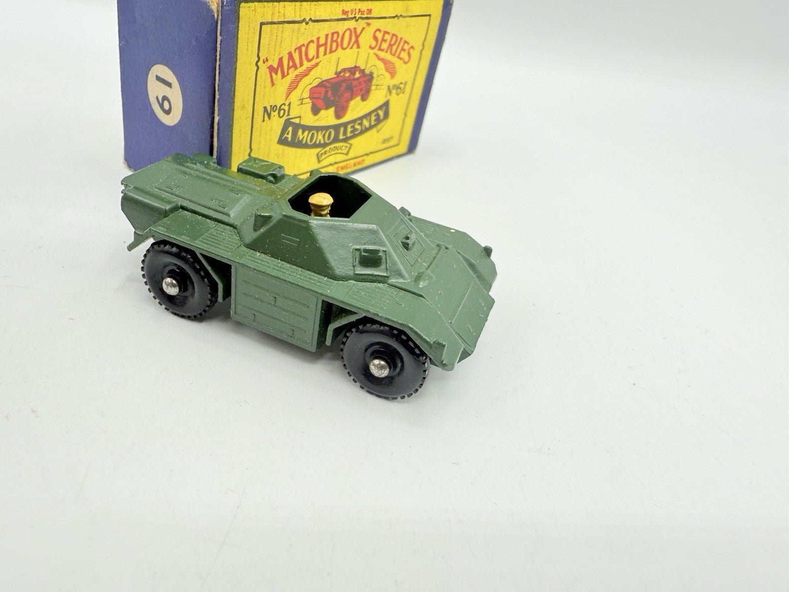 Matchbox Lesney 61a Ferret Scout Car BPW - Magic Matchbox