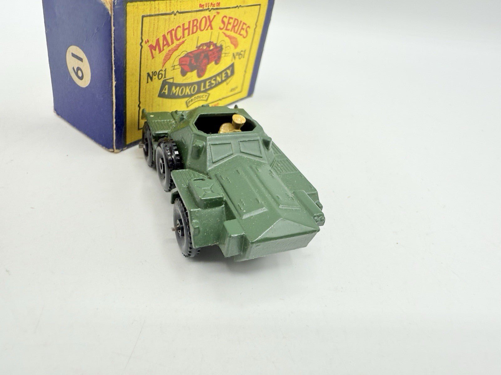 Matchbox Lesney 61a Ferret Scout Car BPW - Magic Matchbox