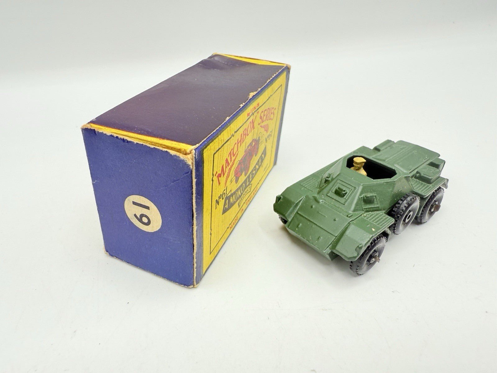 Matchbox Lesney 61a Ferret Scout Car BPW - Magic Matchbox