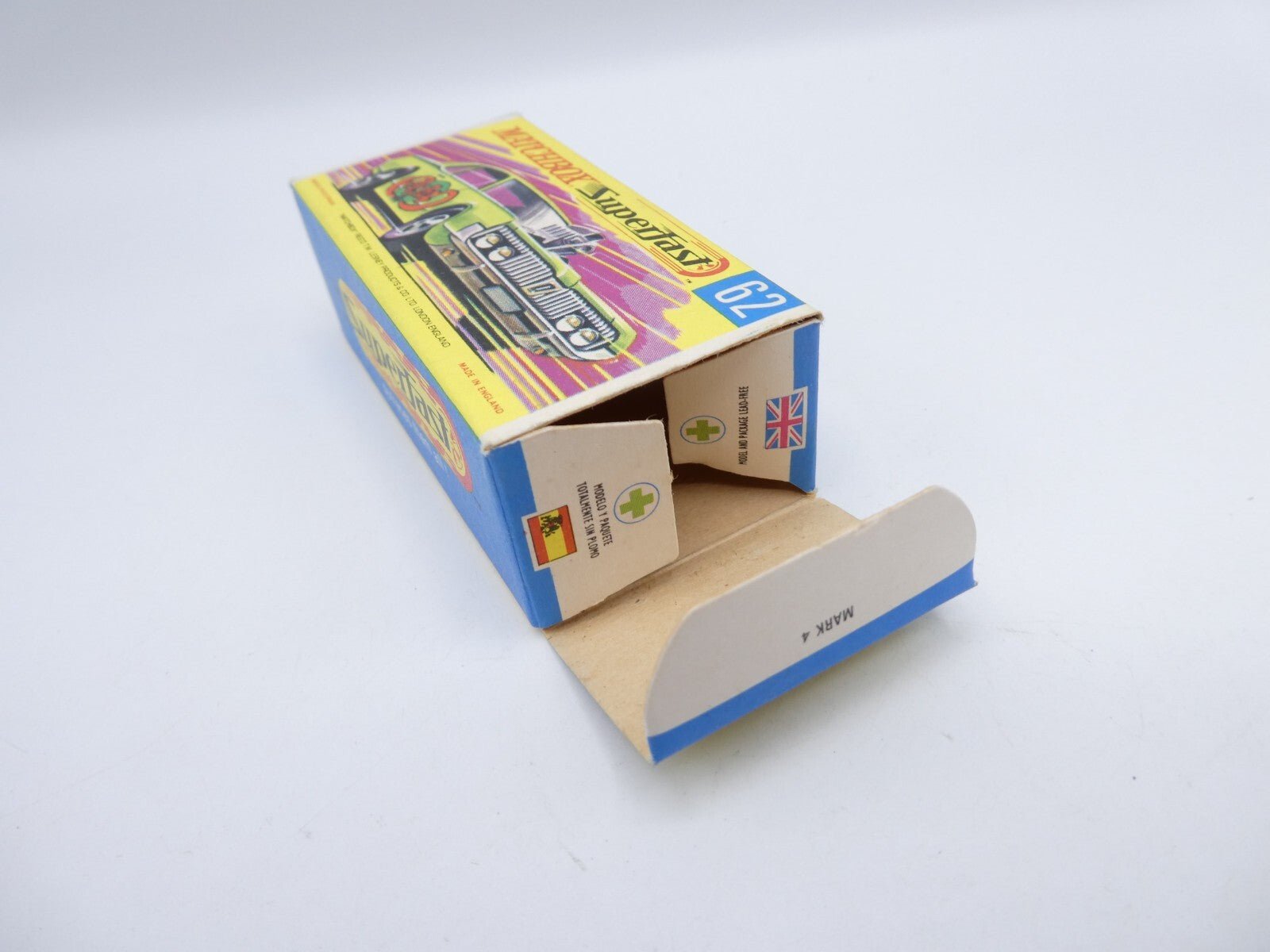 Matchbox Lesney 62 Mercury Cougar Rat Rod Empty Original Box - Magic Matchbox