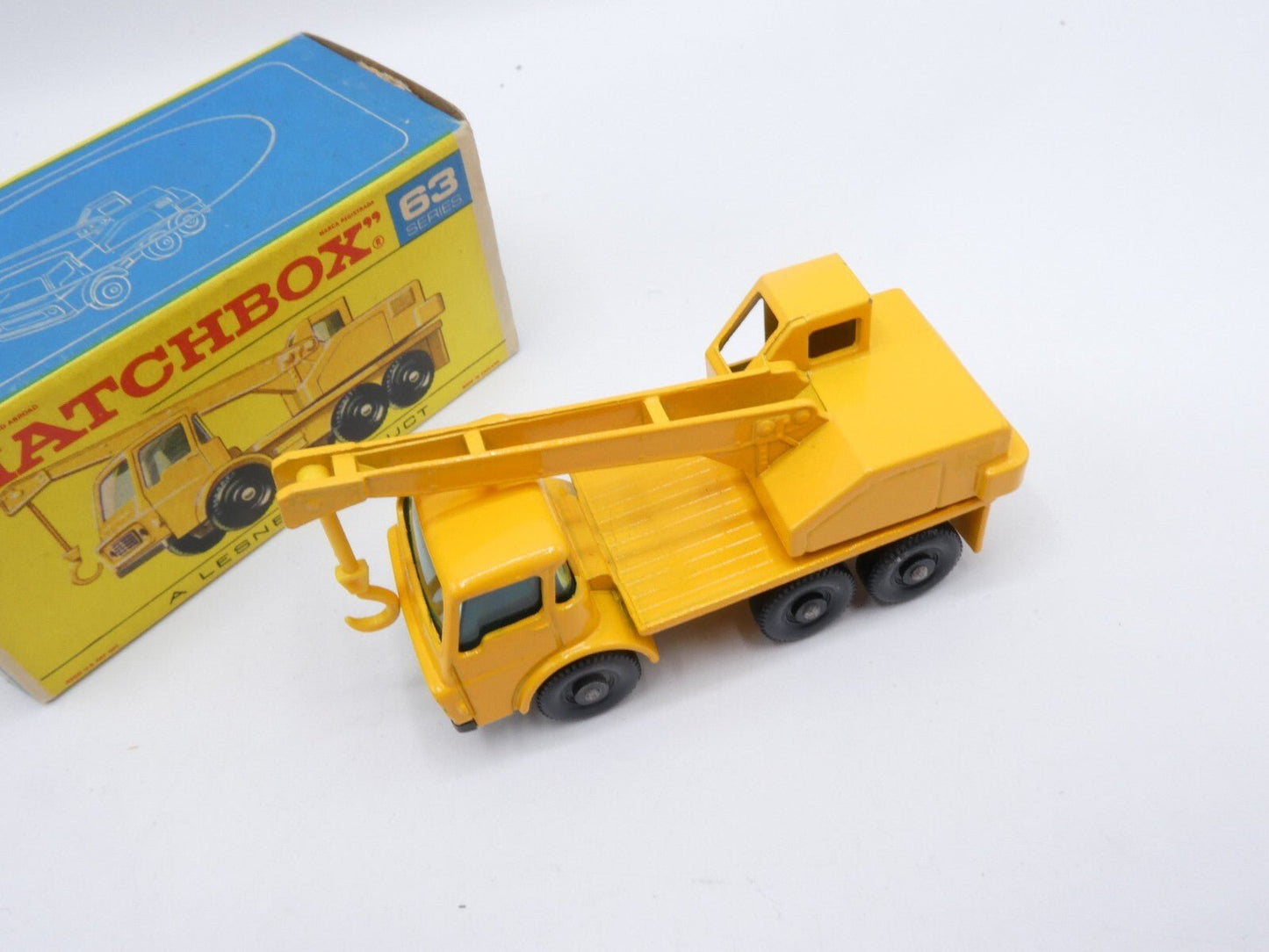 Matchbox Lesney 63c Dodge Crane Truck - Magic Matchbox